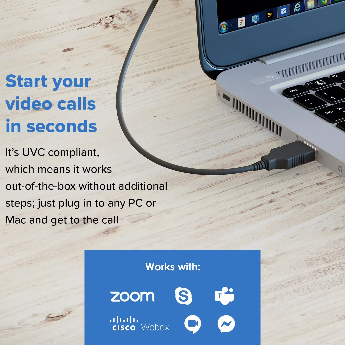 Creative Live! Cam Sync V3 2K QHD kamera internetowa USB z 4-krotnym zoomem cyfrowym (4 tryby zoomu od szerokiego kąta do wąskiego widoku portretowego), obiektyw prywatności, 2 mikrofony, do