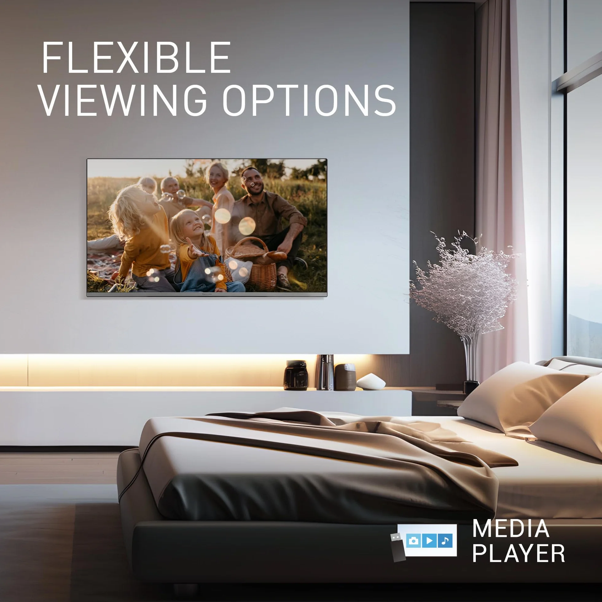 Panasonic TB-40S45AEZ, seria S45 40 cali Full HD LED Smart TV, 2024, TiVo, sterowanie głosowe Google i Alexa, tryb gry, odtwarzacz multimedialny, HDR, HDMI, dla wyjątkowych wrażeń wizualnych