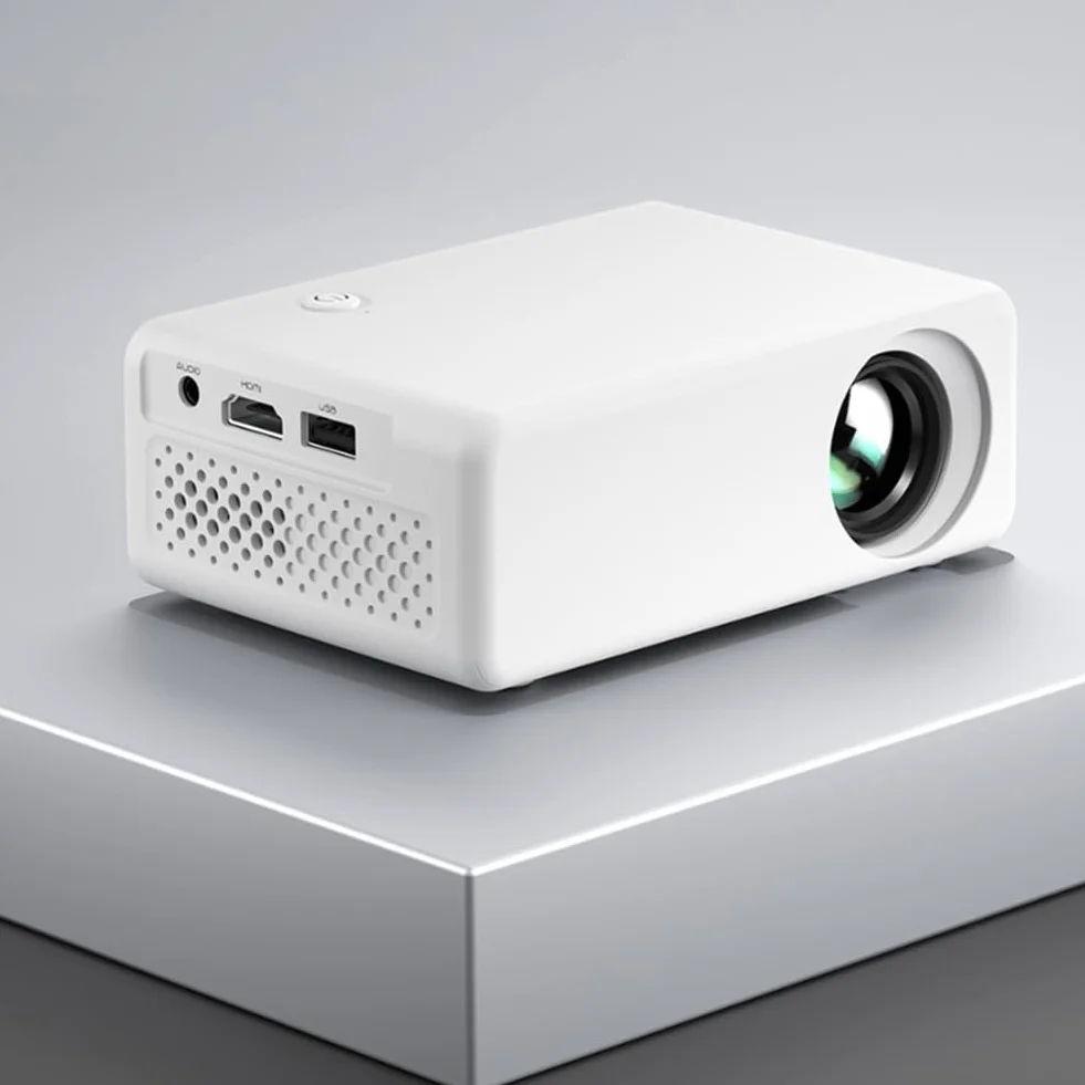 Przenośny mini projektor USB LED Video Projector Wsparcie 1080P domowe odtwarzacz multimedialny dla dzieci