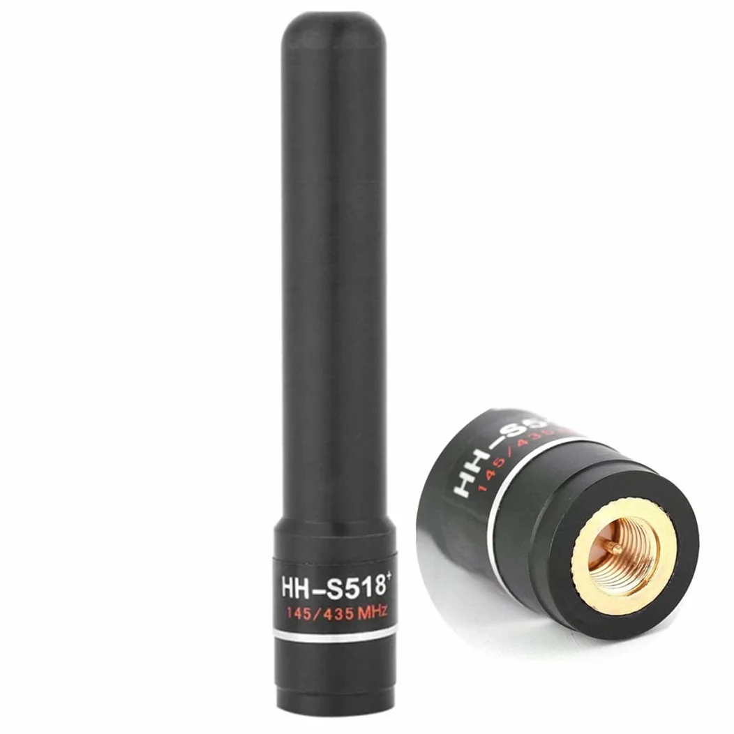 SMA męska dwupasmowa krótka antena, dwukierunkowa antena radiowa do UV-3R MarkII, do Vertex, kompatybilna z Walkie Talkie VX-1R VX-2R VX-3R VX-3E VX-5R VX-177 VX-170 VX-7R VX-6R VX-1R
