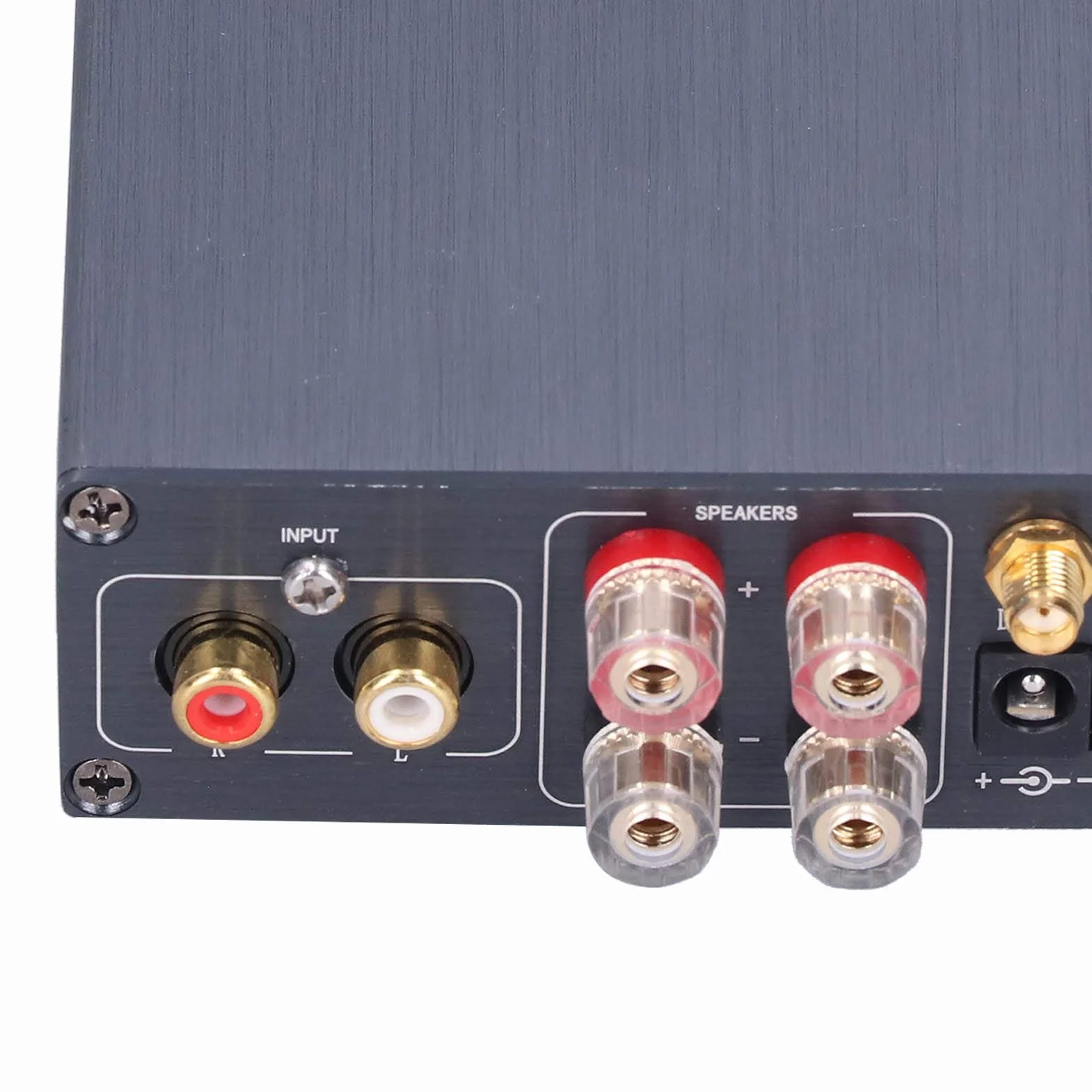 Wzmacniacz Home Audio, Wzmacniacz stereo Stop aluminium do studia do domu dla entuzjastów majsterkowania