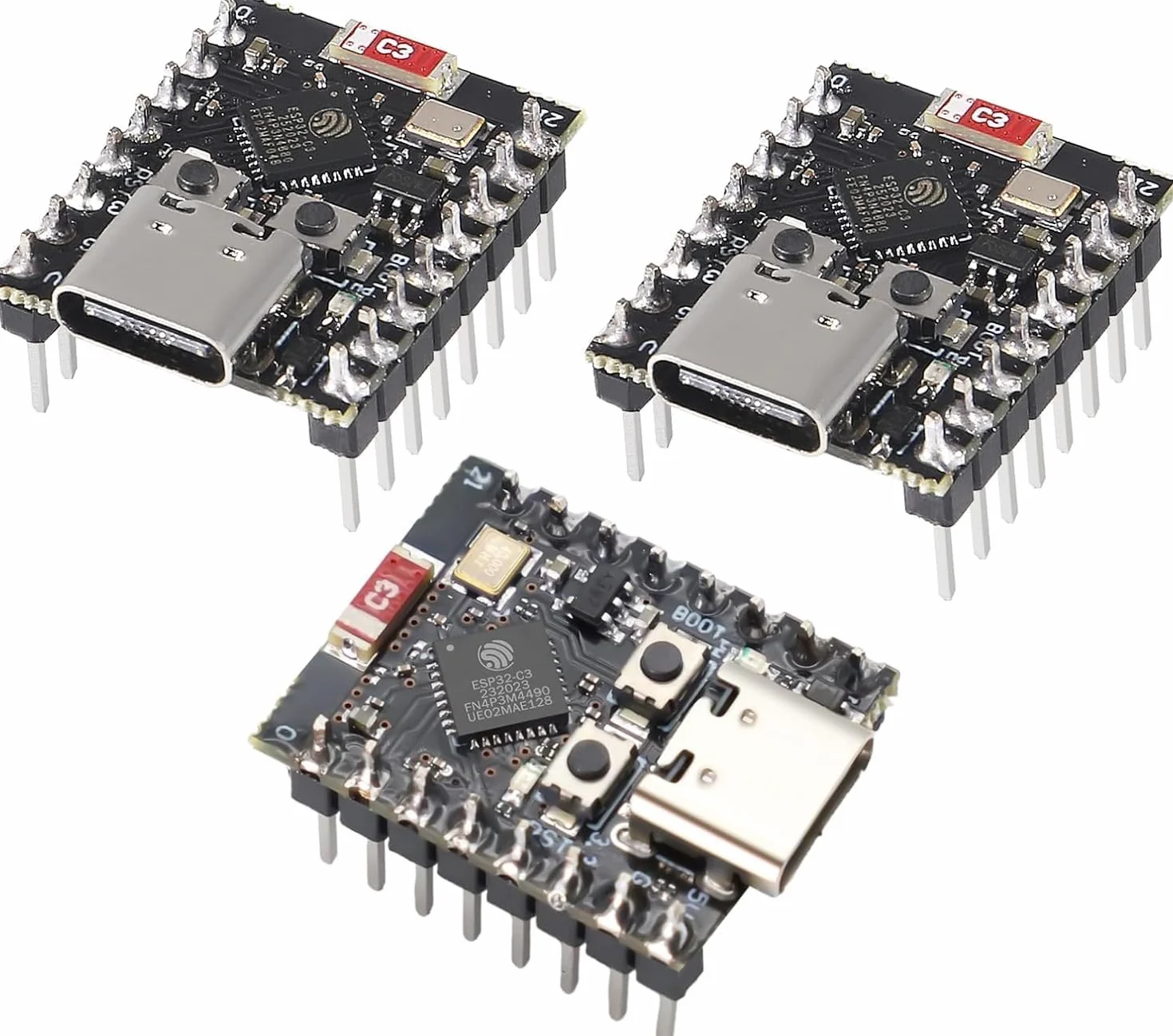 3 x ESP32-C3 Super Mini płyta rozwojowa Mini ESP32 C3 (lutowana)