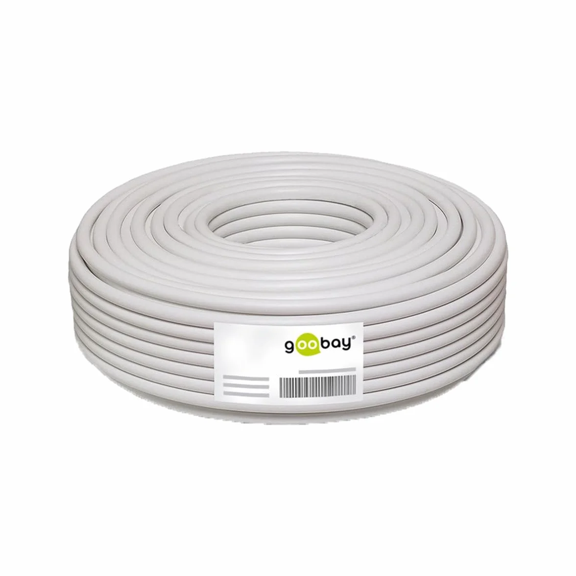 goobay Kabel głośnikowy 2 x 0,75mm² 25 m czerwony czarny