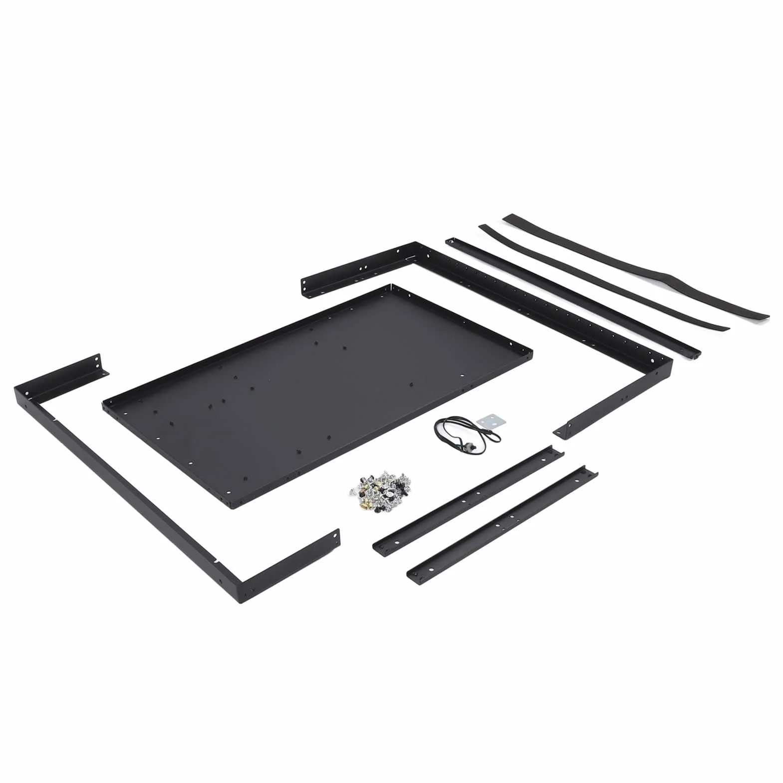 Gedourain Karta Graficzna GPU DIY Obudowa Komputera dla Płyty Głównej ATX MATX FLEX, Wydajne Chłodzenie Komputer Otwarta Obudowa dla Graczy i Profesjonalistów, Solidny materiał z Blachy Stalowej