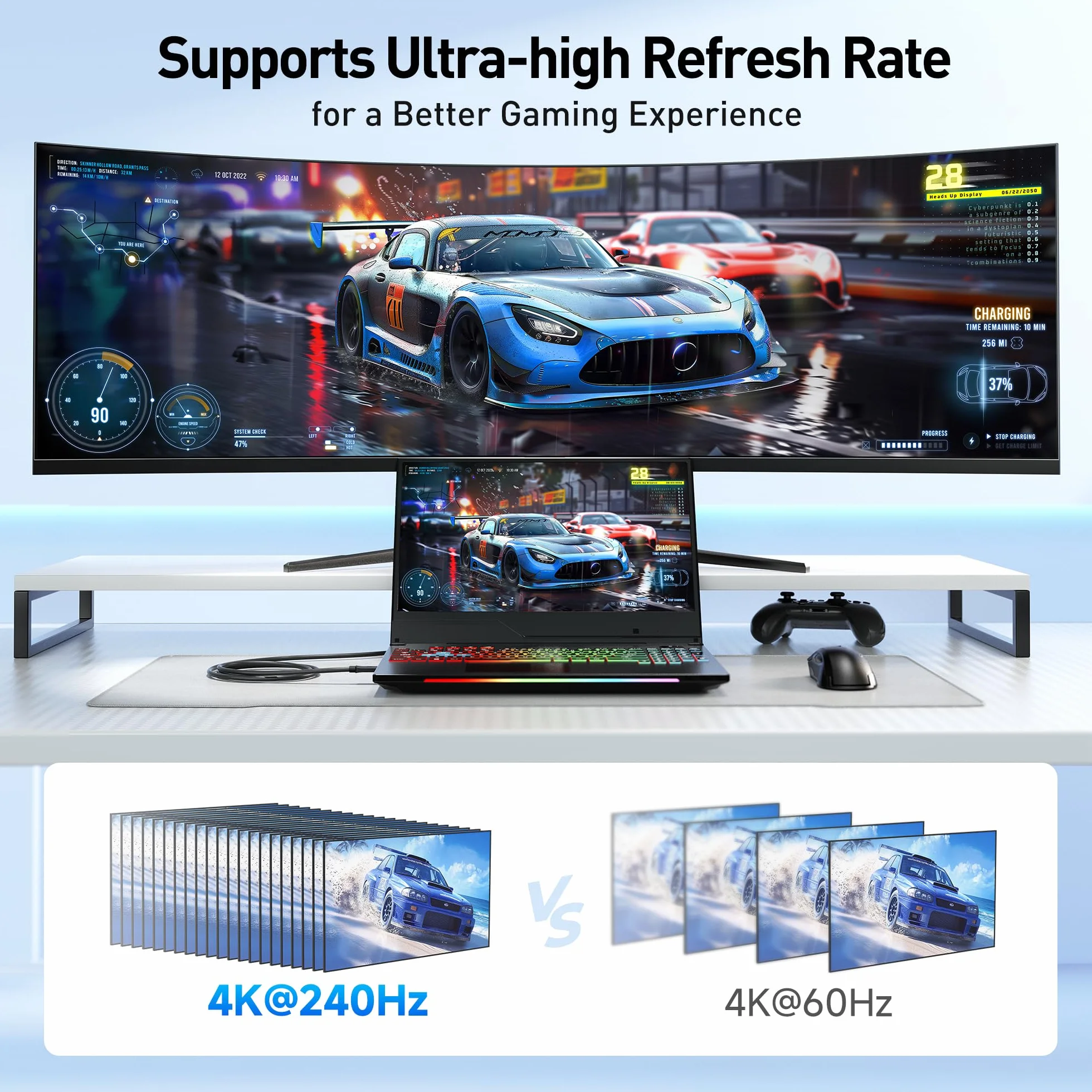 Cable Matters Kabel Mini DisplayPort do DisplayPort 8K (kabel DisplayPort do Mini DisplayPort 1.4) w kolorze czarnym 1,8 mz 7680x4320 przy 60 Hz - kompatybilny z portem Thunderbolt 2