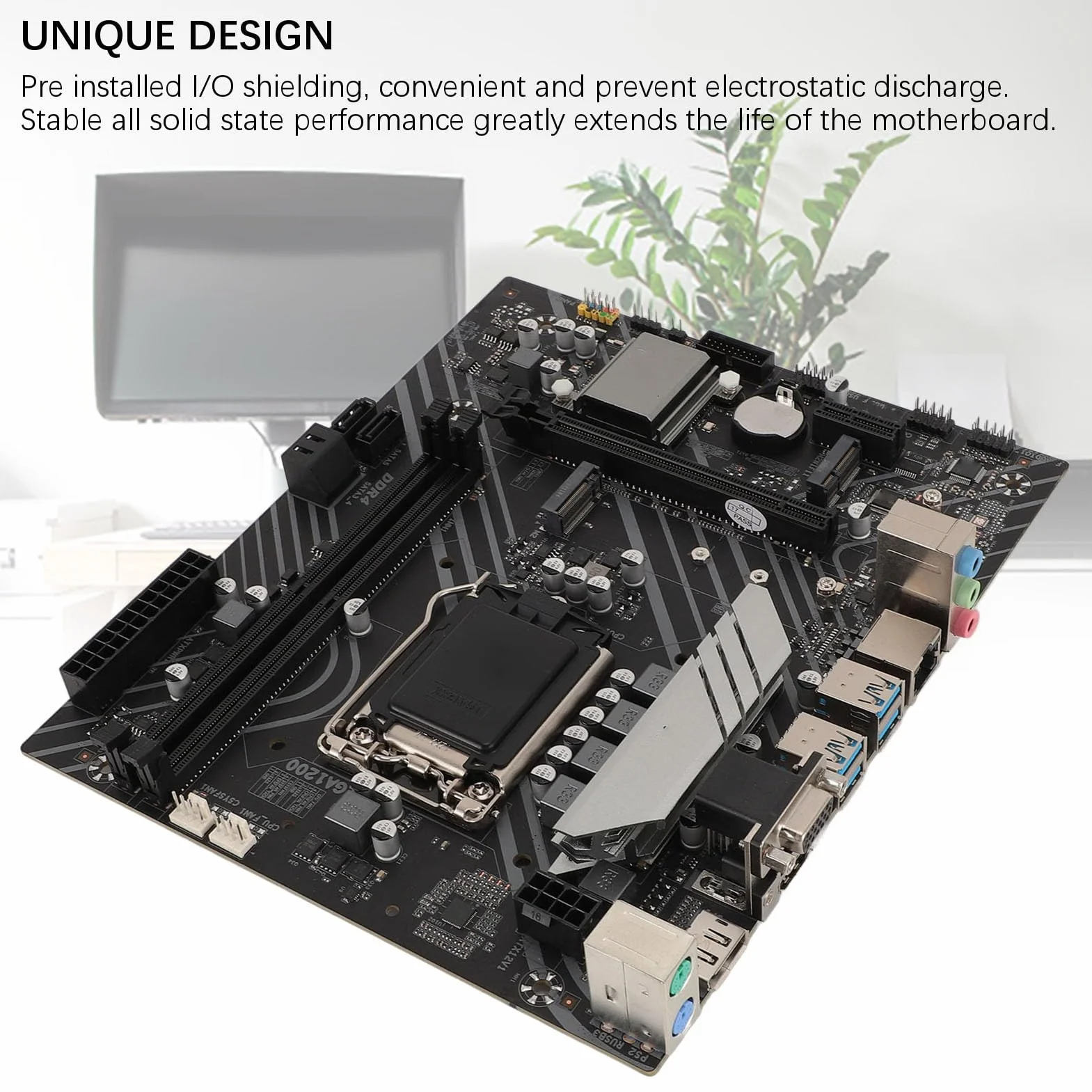 Płyta Główna do Gier Z490 GAMING PLUS, Dwukanałowa pamięć DDR4, PCIe Gen 3.0 X16, SATA3.0, NGFF/NVME M.2, HDMI, DP, Interfejs VGA LGA 1200 Płyta Główna Komputera