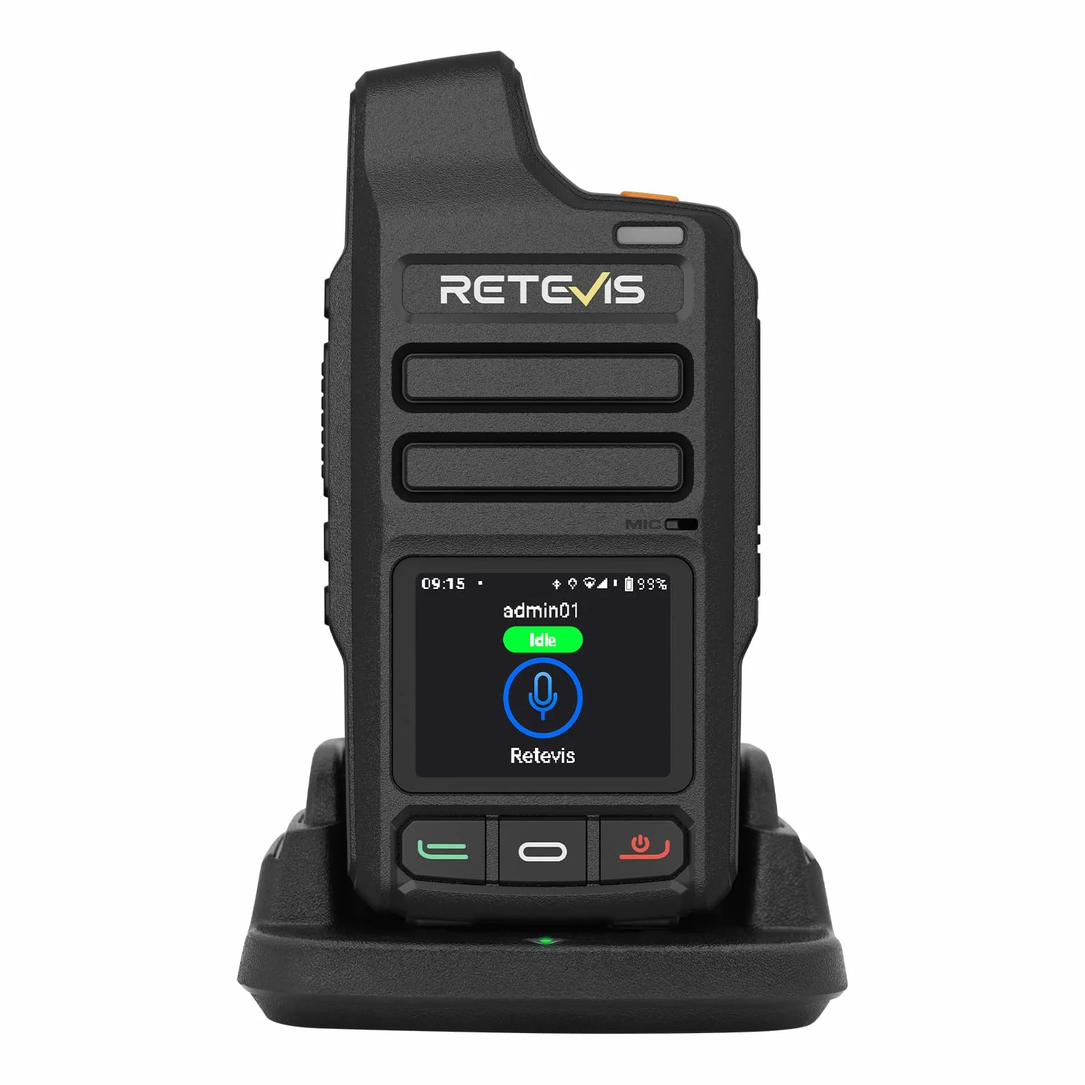 Retevis L71 Radiotelefon sieciowy 4G, Nieograniczony Zasięg, Typu C, Obsługa Wi-Fi i Zello, 4000 mAh, Przenośne Radiotelefony Dwukierunkowe z Funkcją PoC na Rodzinne Wycieczki (1 Szt.)