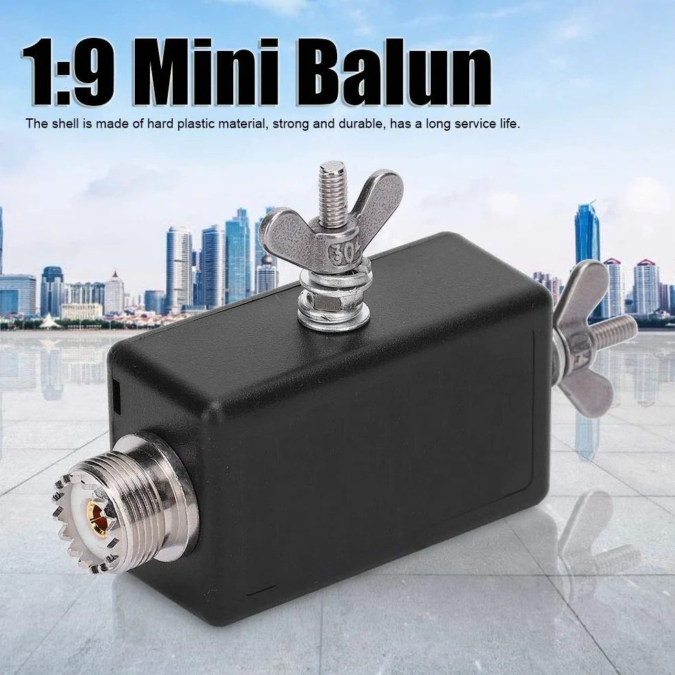 1 9 Mini Balun, Antena do Zewnętrznych Krótkofalowych Odbiorników Radiowych QRP Odpowiednia Krótkofalówka HF Ldg 9 1 Unun Stacja i meble.