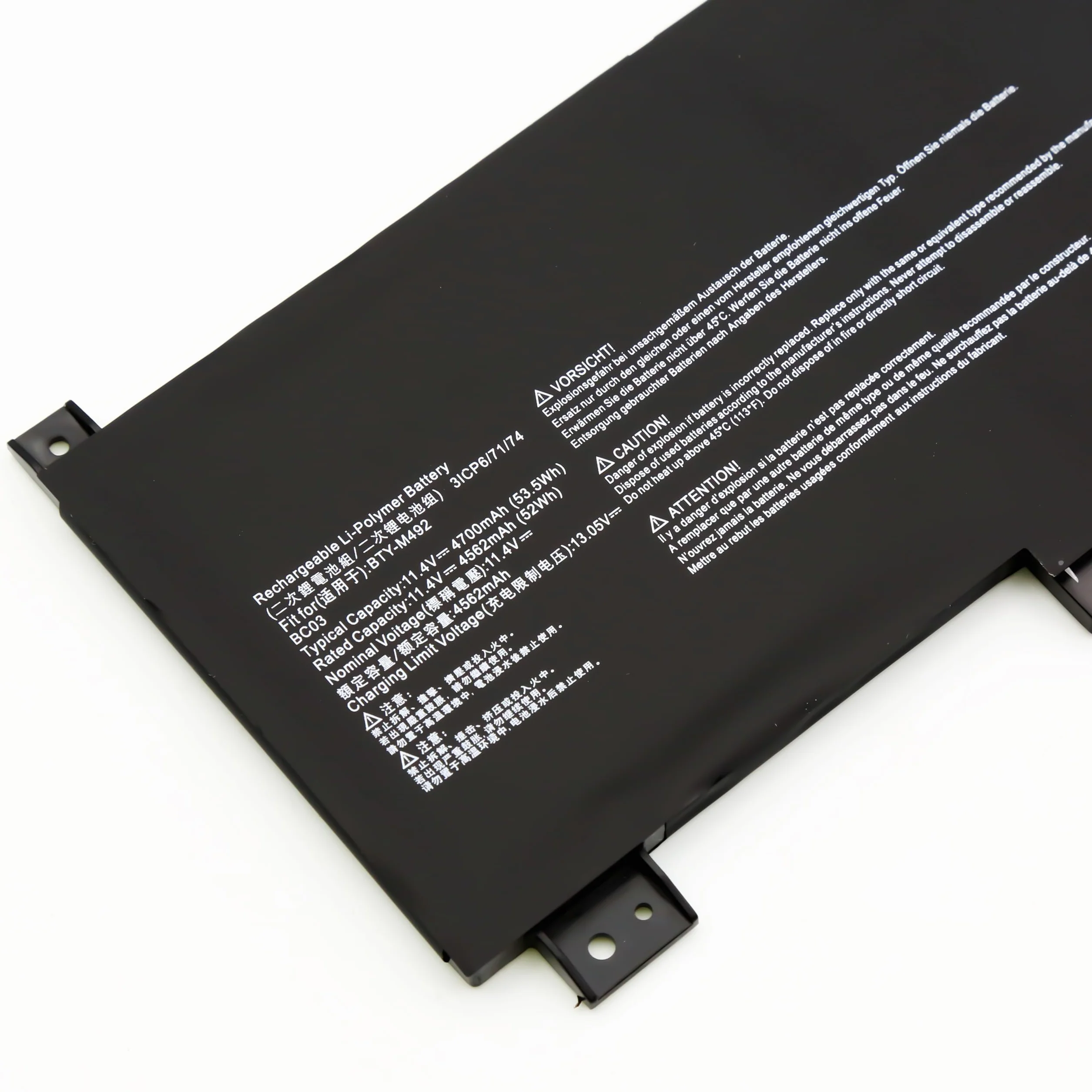 BLESYS BTY-M492 akumulator do MSI Pulse GL66 GL76 Katana GF66 GF76 Sword 15 A11U WF66 WF76 53,5 Wh