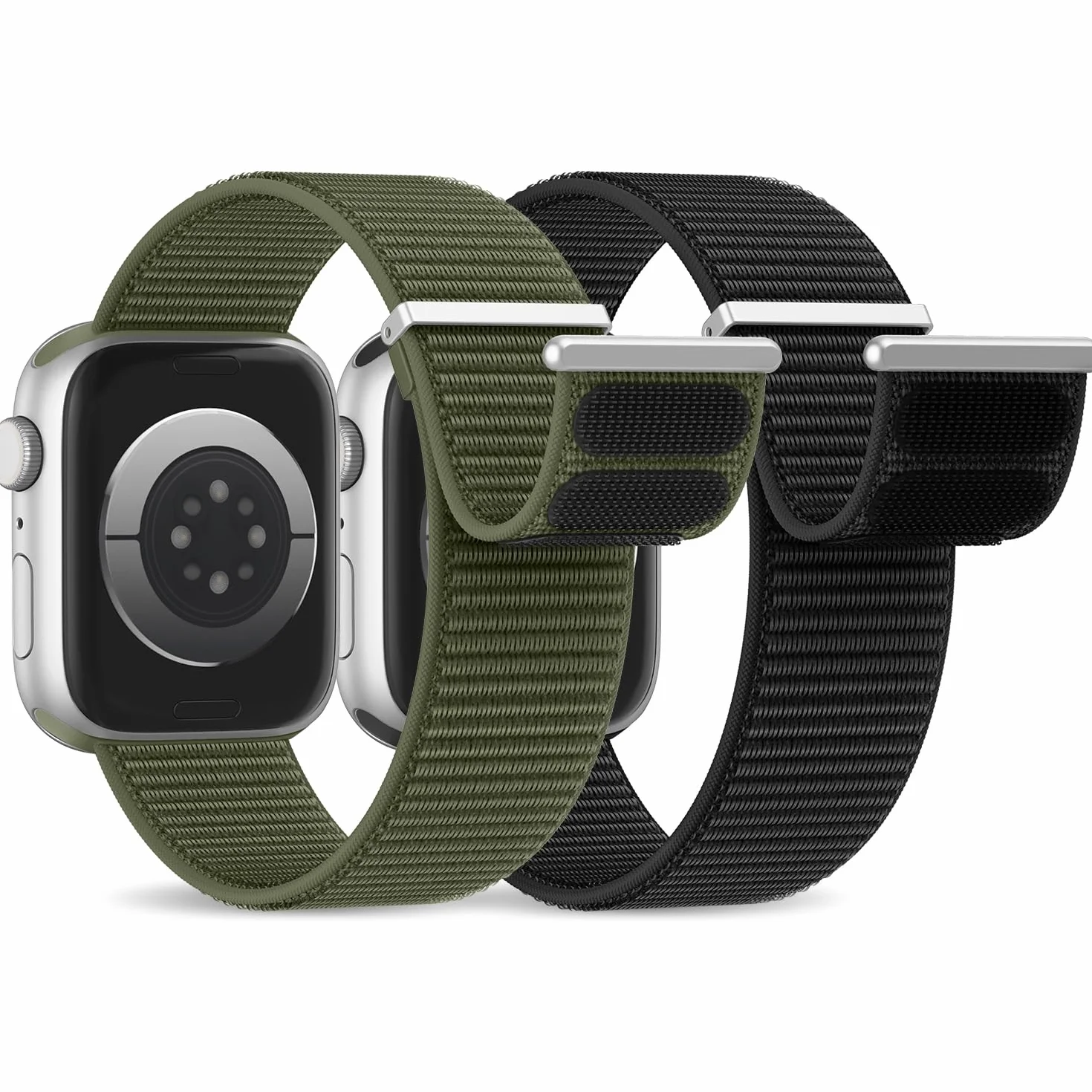 Nylonowe paski Apple Watch 40-49 mm sportowe iWatch SE Ultra Series 9 8 7 6 5 4 3 2 1 rzep