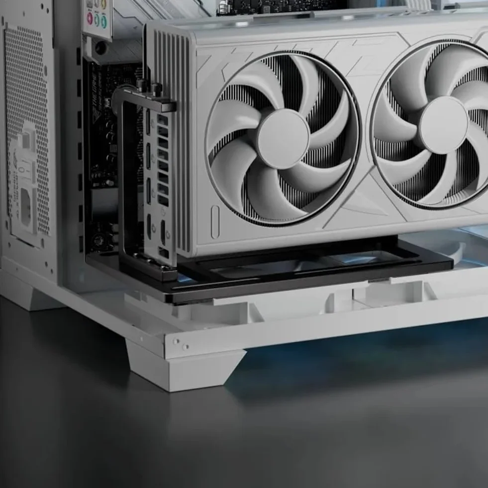 Wspornik pionowy 90° PCIE 4.0 X16 przedłużacz przedłużający kabel przedłużający ze stopu aluminium PE ekranowany GPU karta graficzna przedłużacz