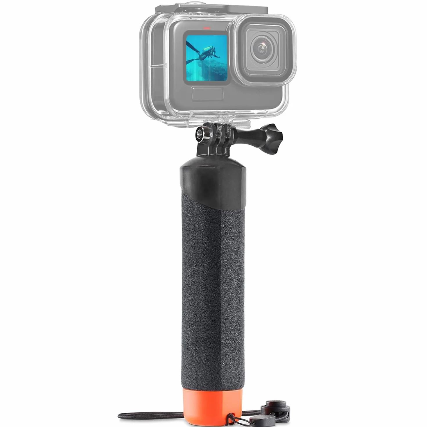 FitStill Wodoodporny monopod pływający uchwyt ręczny do Go Pro Hero 12/11/10/9/8/7/6/5/4/3 sesji DJI Osmo i innych kamer akcji. Nurkowanie podwodne kij do selfie