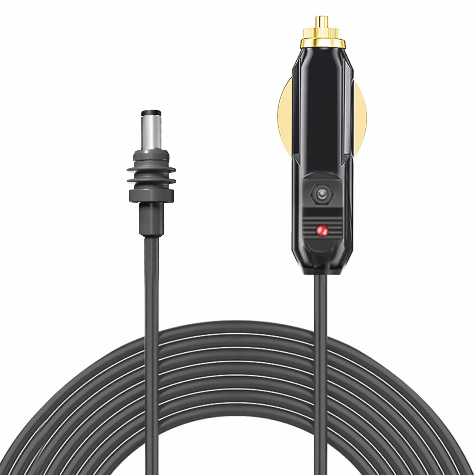 Kabel Zasilający Mini DC, Wodoodporny Samochodowy Kabel Zasilający DC 18AWG IP68 do Satelity, ładowarka Samochodowa DC Kabel Adaptera Automatycznego Zasilacza do (10M)