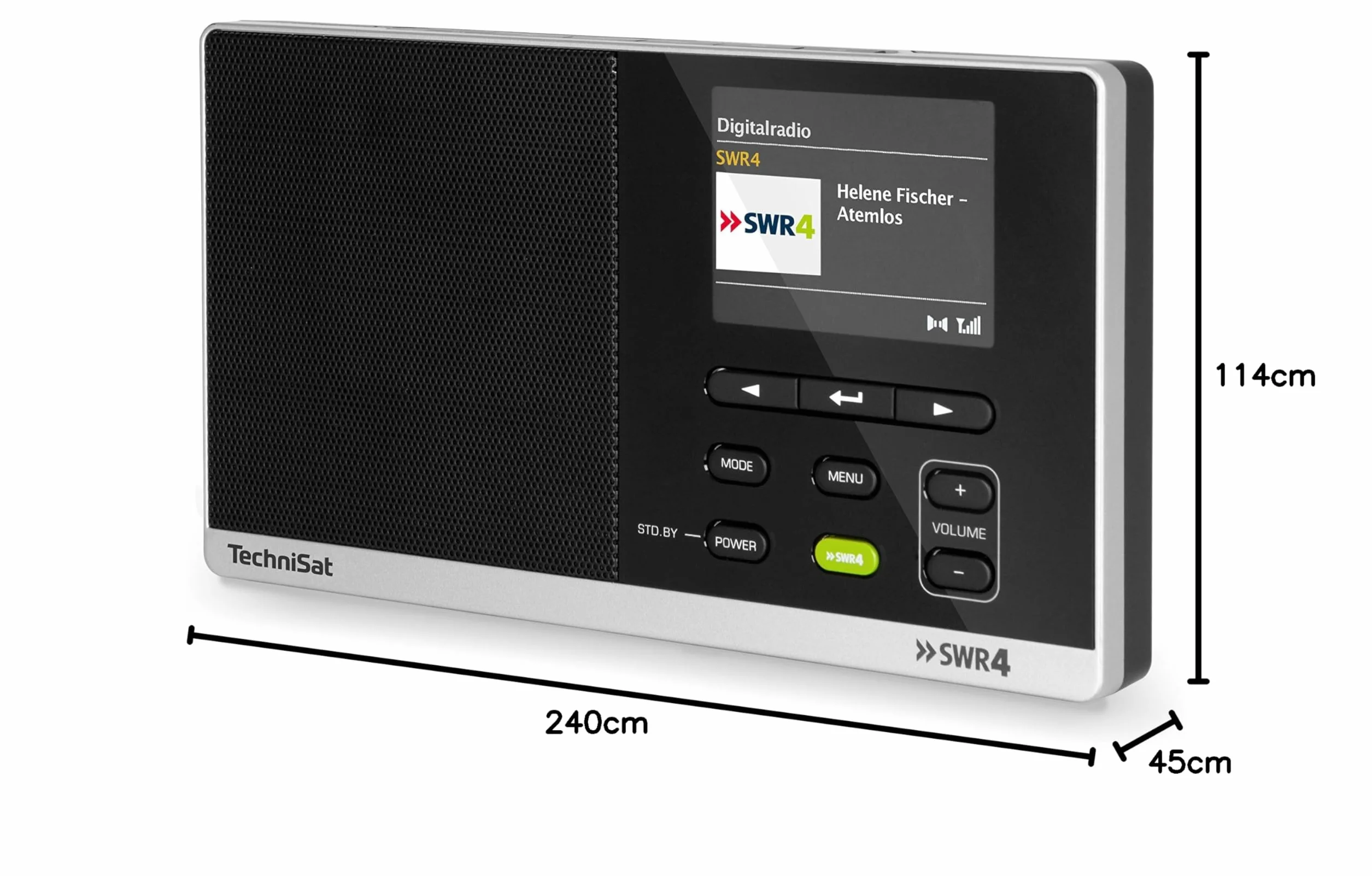 Technisat 00/4995 Radio, Czarny, 1 Sztuka