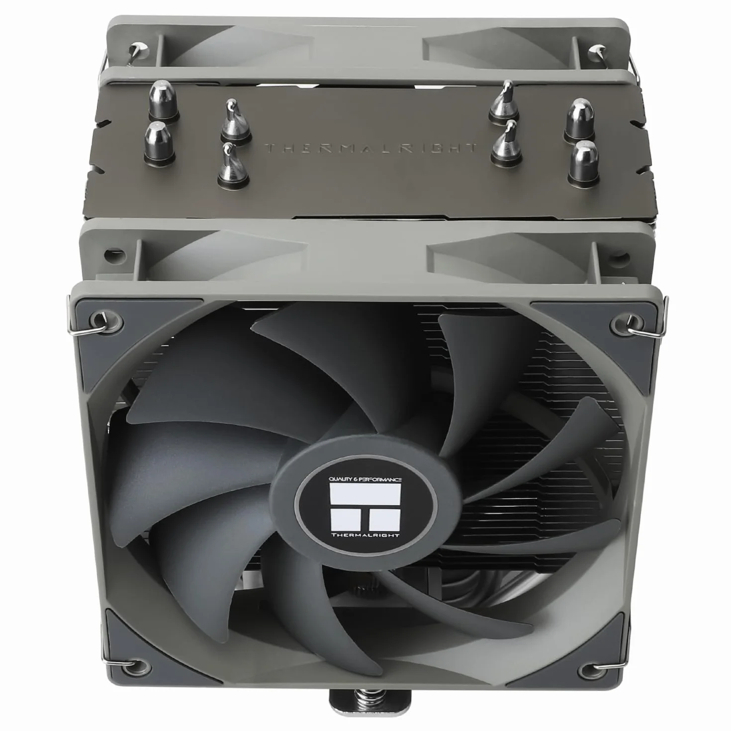 Thermalright Assassin Spirit 120 V2 PLUS wentylator chłodzący CPU, 4 rury grzewcze, podwójny wentylator PWM Quiet Fan CPU, radiator do AMD AM4 AM5/Intel 1700/1150/1151/1200(AS120 V2 Plus)