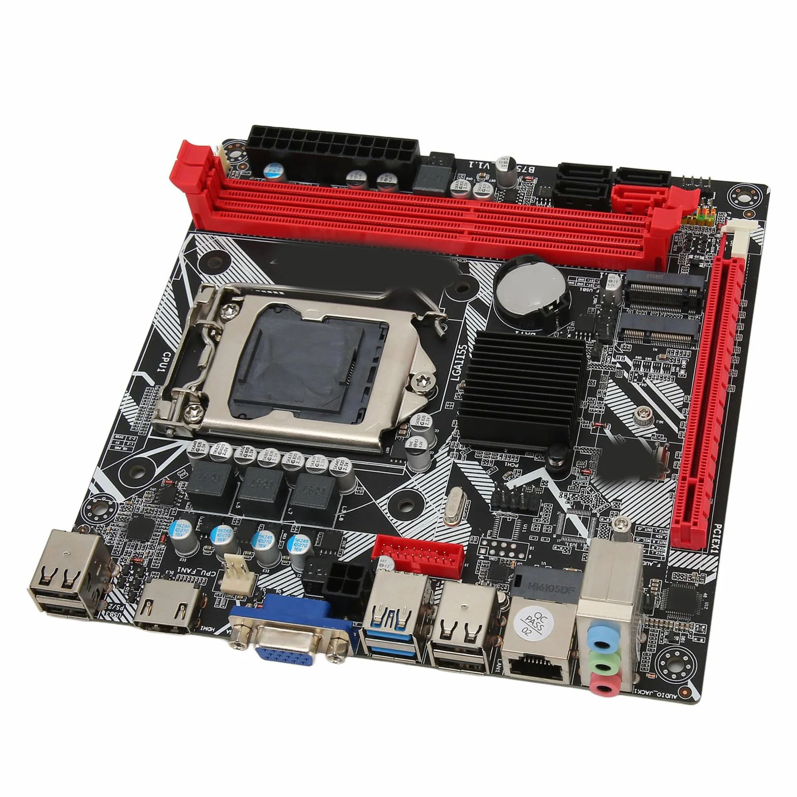 Płyta Główna Komputera Stacjonarnego, Płyty Główne Komputera B75 MS ITX, Płyta Główna DDR3 LGA 1155, Płyta Główna NVME M.2 WiFi M.2 USB3.0 SATA3.0