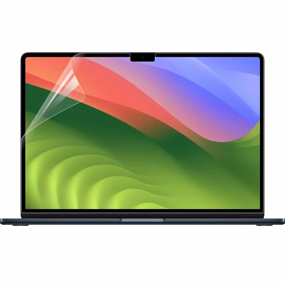 Przezroczysta osłona ekranu HD do MacBooka Air 13,6" (chip M3), akcesoria odporne na odciski palców i zarysowania, osłona twardości 5H do MacBooka Air 13,6" (przezroczysta)