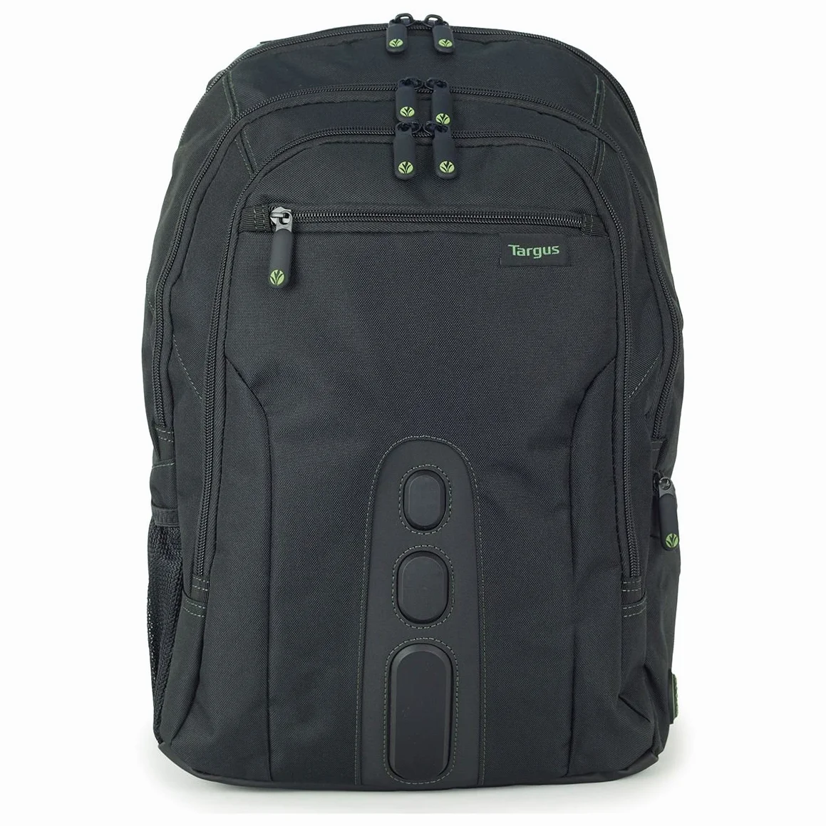 Targus Torba na laptopa, pasuje do laptopów o przekątnej do 15,6 cala i pojemności 27 l, ekologiczny plecak wykonany z butelek z recyklingu, trwały, przyjazny dla TSA - czarny