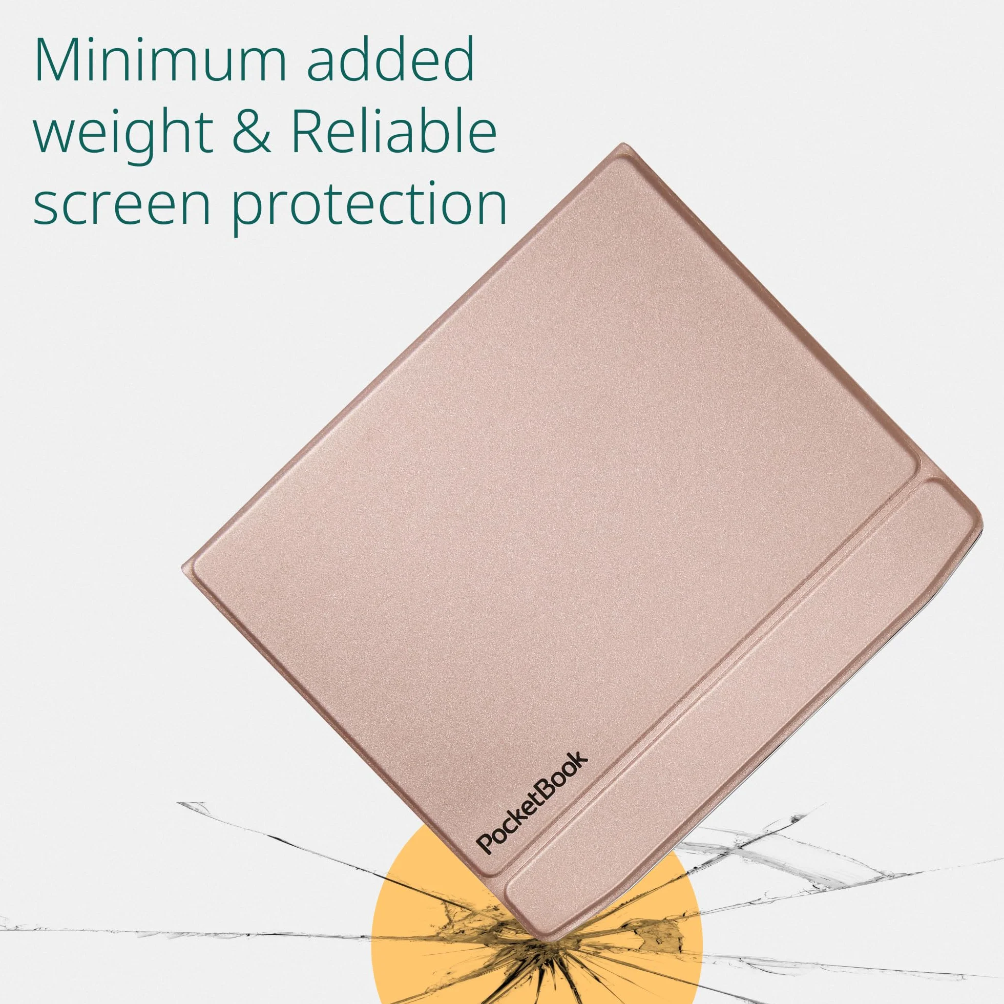 PocketBook Motyki - Flip Cover błyszczący beżowy