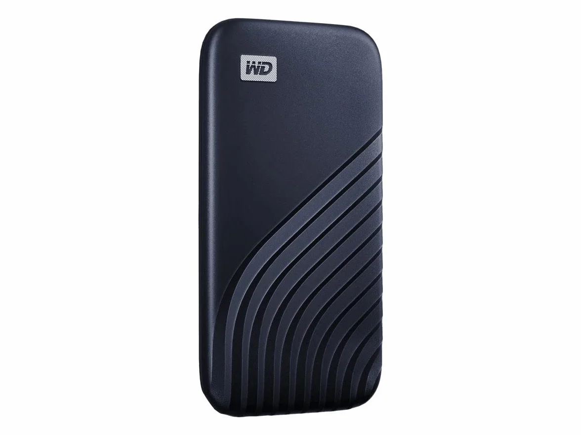 WD 2TB My Passport SSD Portable SSD USB-C, USB 3.2 Gen 2 External NVMe Solid State Drive up to 1050 MB/s 2-meters drop resistance, Works with PC, Xbox, PlayStation - Midnight Blue