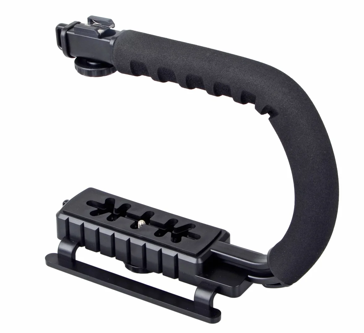 Khalia-Foto ayex Action Grip stabilizator wideo do kamkorderów i lustrzanek cyfrowych – statyw dla spokojnych nagrań wideo