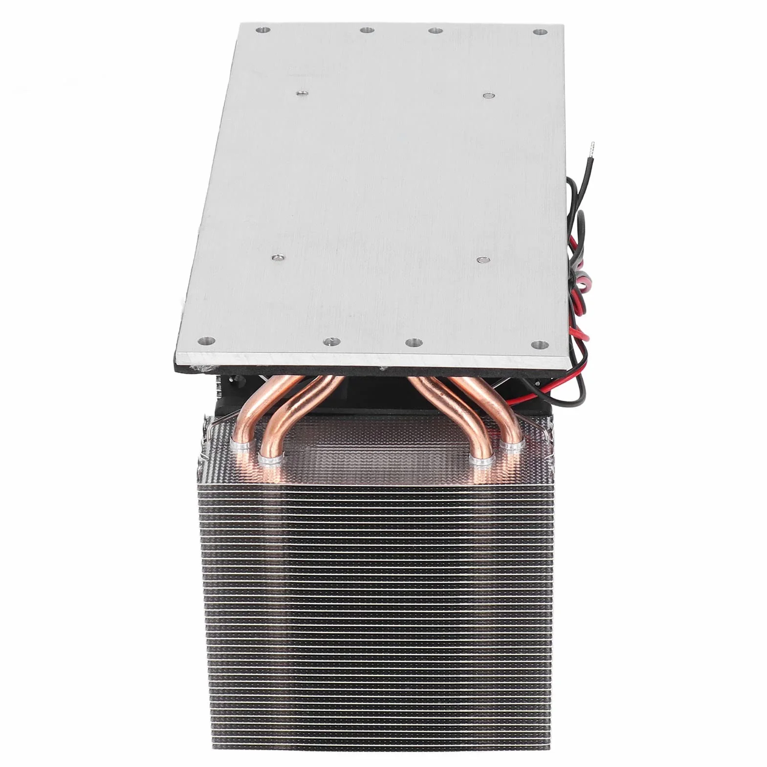 Półprzewodnikowy Układ Chłodzenia, Radiatory Moduł Chłodnicy Chłodniczej, Dwurdzeniowe Urządzenie Chłodzące Powietrzem 12 V 240 W Stop Aluminium ABS do Półprzewodnikowego Układu Chłodzenia