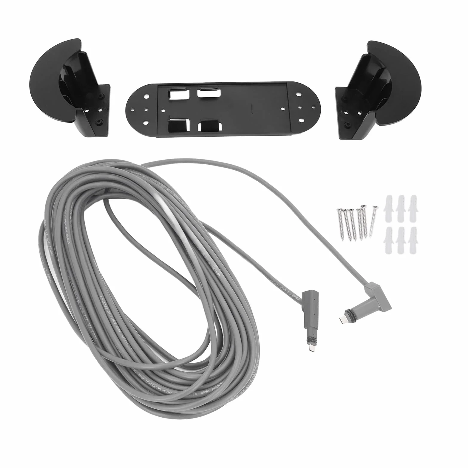 Hamwesh Kabel 150FT, Nieprzerwane Połączenie Oszczędność Miejsca Łatwa Instalacja Kabel Zamienny, Ethernet ze Wspornikiem Montażowym do Pojazdów Kempingowych V2, SUV-ów, Jachtów (o