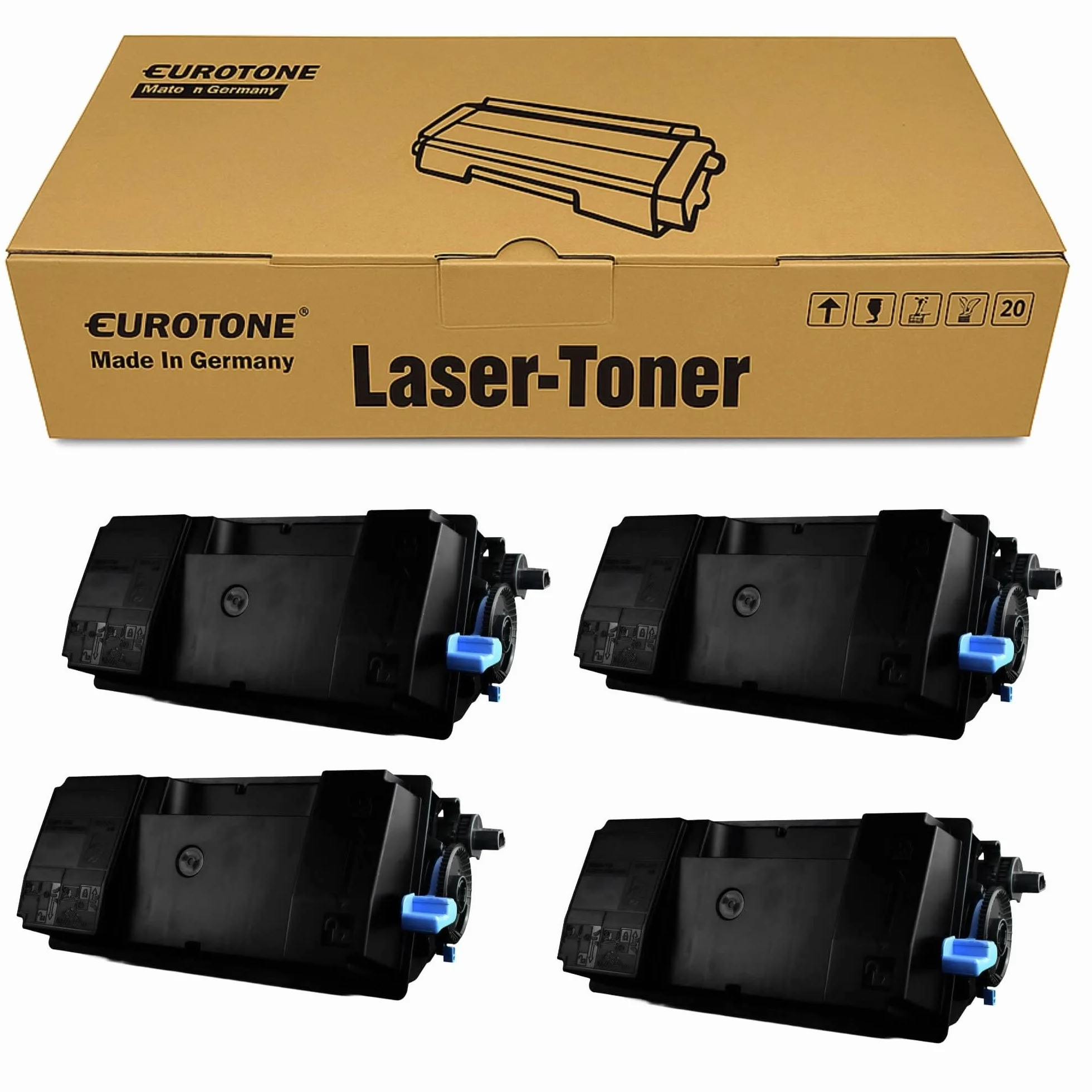 Eurotone 4X toner kompatybilny z Kyocera FS 2100 4100 4200 4300 D DN zastępuje 1T02MS0NL0 TK3100