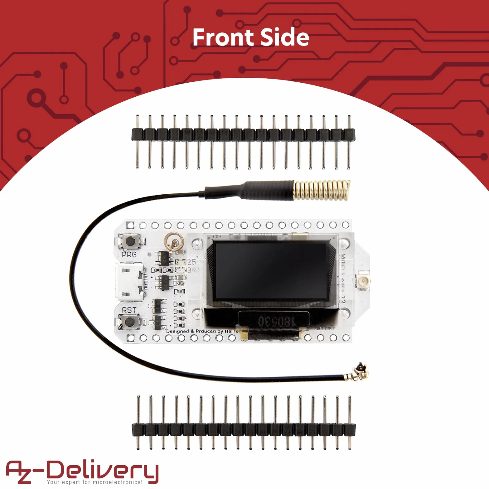 AZDelivery NodeMCU ESP32 Heltec z wyświetlaczem OLED 0.96 cala i SX1276 868MHz LoRa wraz z E-Book!