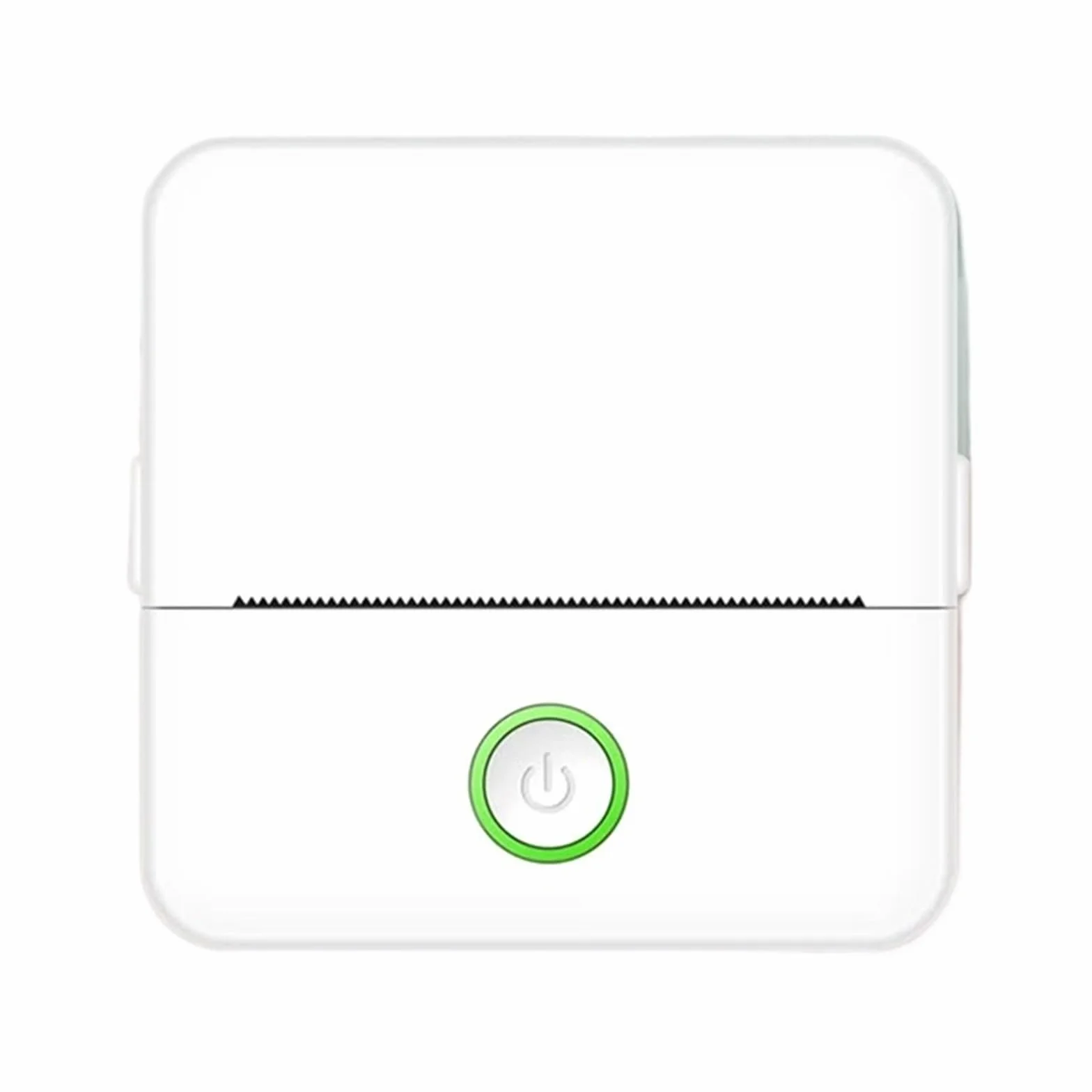 Przenośna Termiczna Drukarka Etykiet Mini HD Wytrzymała Drukarka Bluetooth Dla Studentów Błąd Tytuł Notatka Źle Kieszonkowy Druk Bezatramentowy Wyraźne Drukowanie(White)
