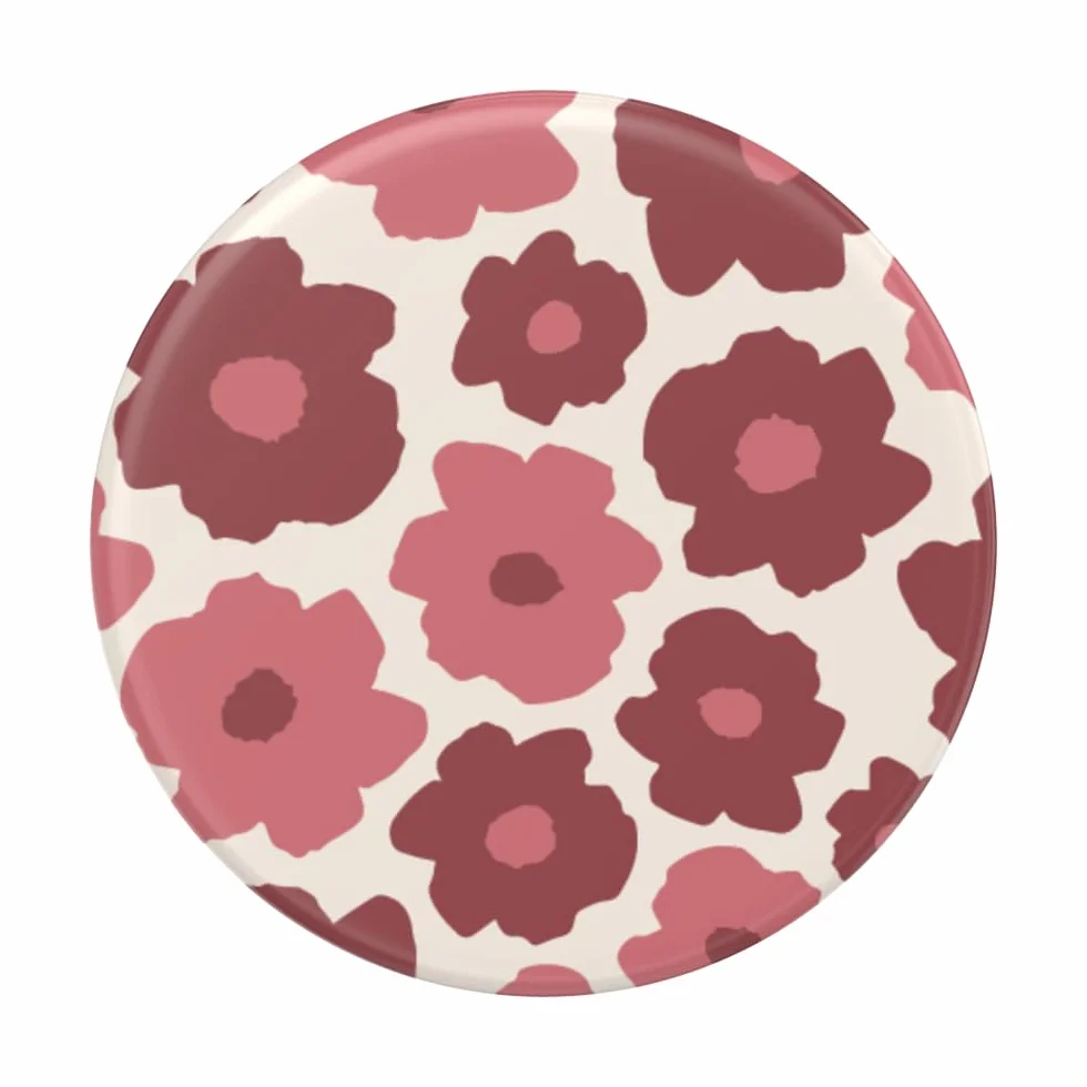 PopSockets: PopGrip - Rozkładany uchwyt i podstawka do telefonów oraz tabletów z wymiennymi krążkami PopTops - Mauve Floral