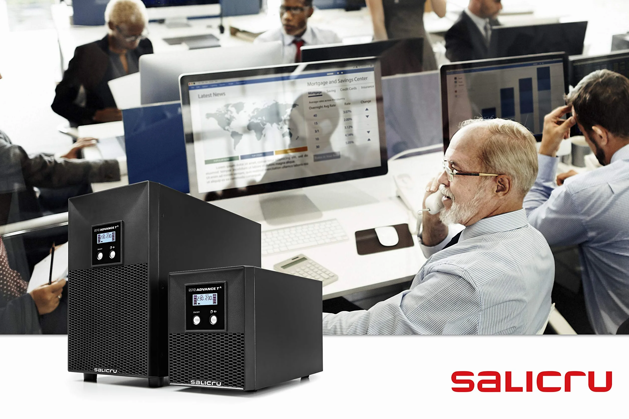 USV SALICRU SPS 1000 ADV T, Line Int, 4xIEC, 1kVA/0,7kW, 6A0EA000002