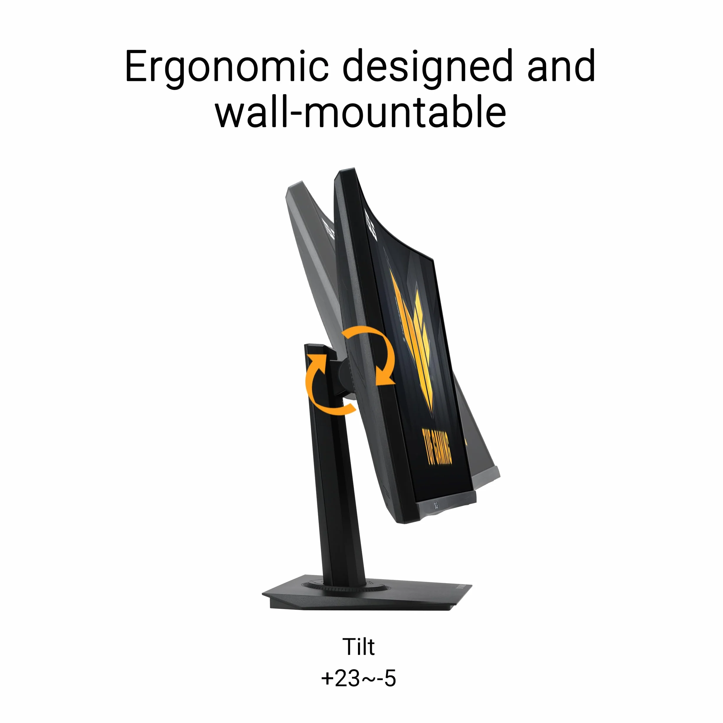 ASUS TUF Gaming 61.0 cm (widoczność 59.9 cm) zakrzywiony monitor (VG24VQER) – FHD, 180 Hz, 1 ms, DCI-P3 90%, synchronizacja rozmycia w ekstremalnie niskim ruchu, FreeSync, Shadow Boost, pielęgnacja
