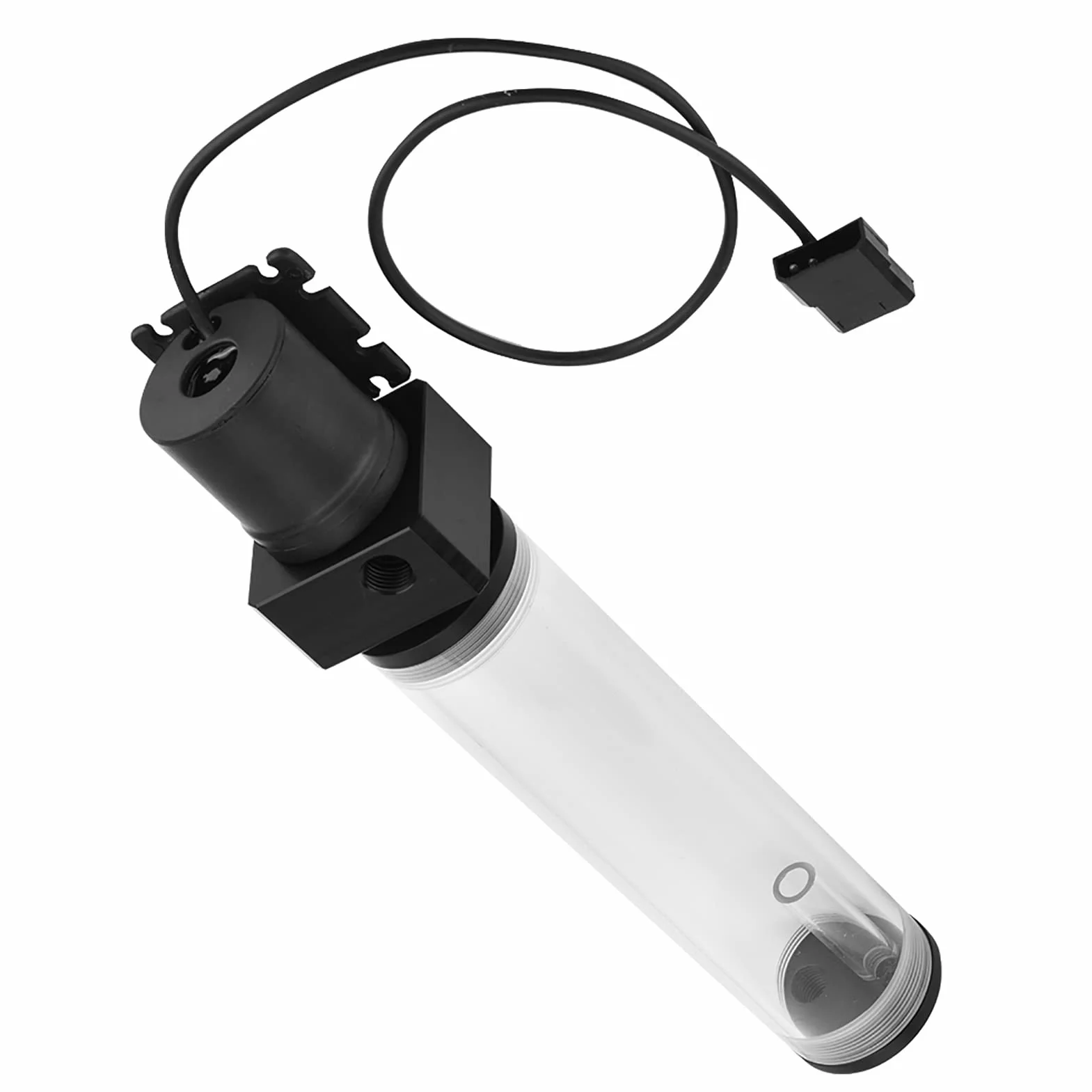 Zbiornik chłodzący wodę z pompą, Bewinner 12 V, 800 l/h, wodoodporny zbiornik na wodę i pompa G1/4, akrylowy komputer, DIY, zbiornik cylindra do chłodzenia wody, pompa 19 W, 210 mm