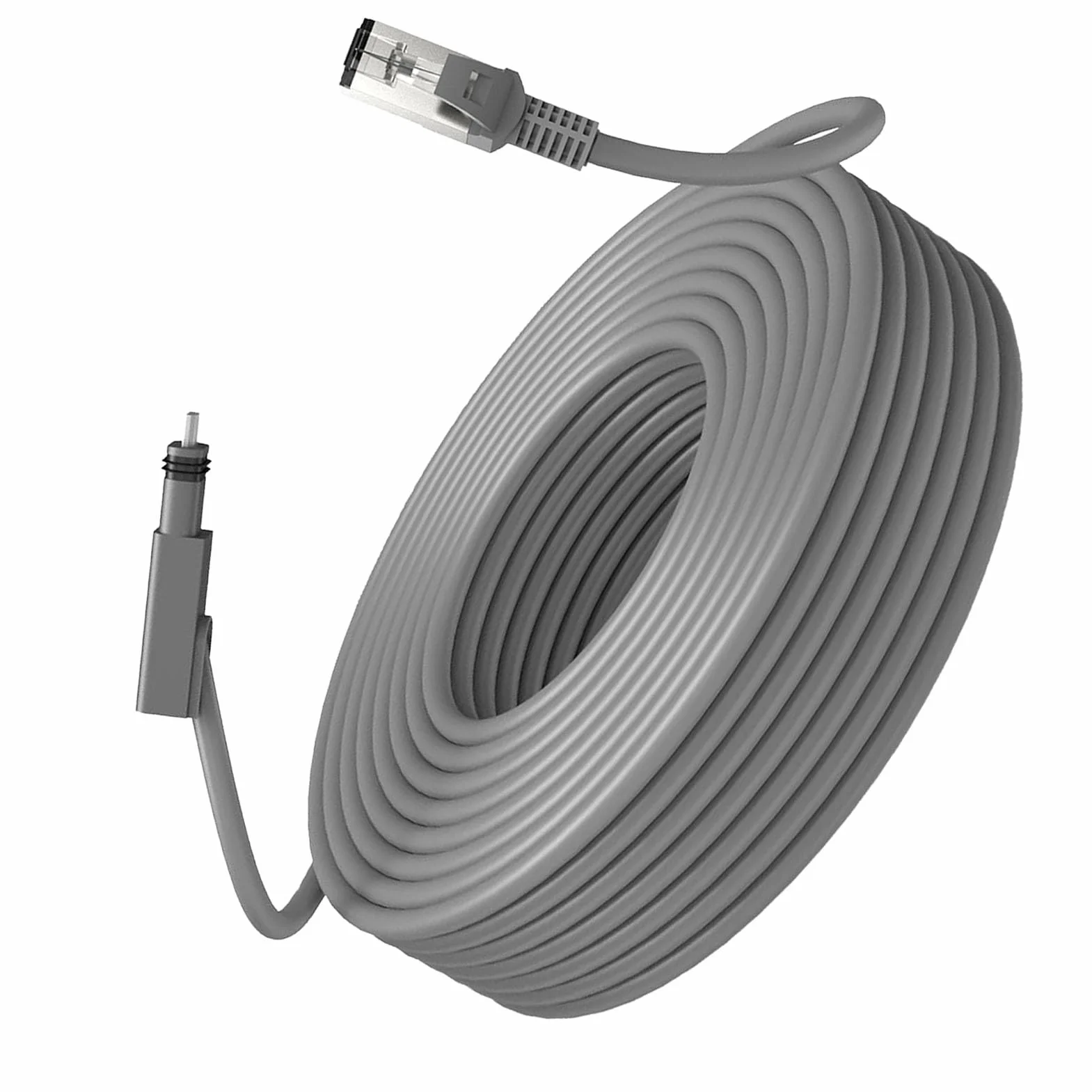 Aramox Prostokątny Kabel Zastępczy, Standardowy Kabel Uruchamiany do Internetu Gen 2 V2, Szybka łączność, łatwa Instalacja, Kompatybilny z Różnymi Routerami (#4)