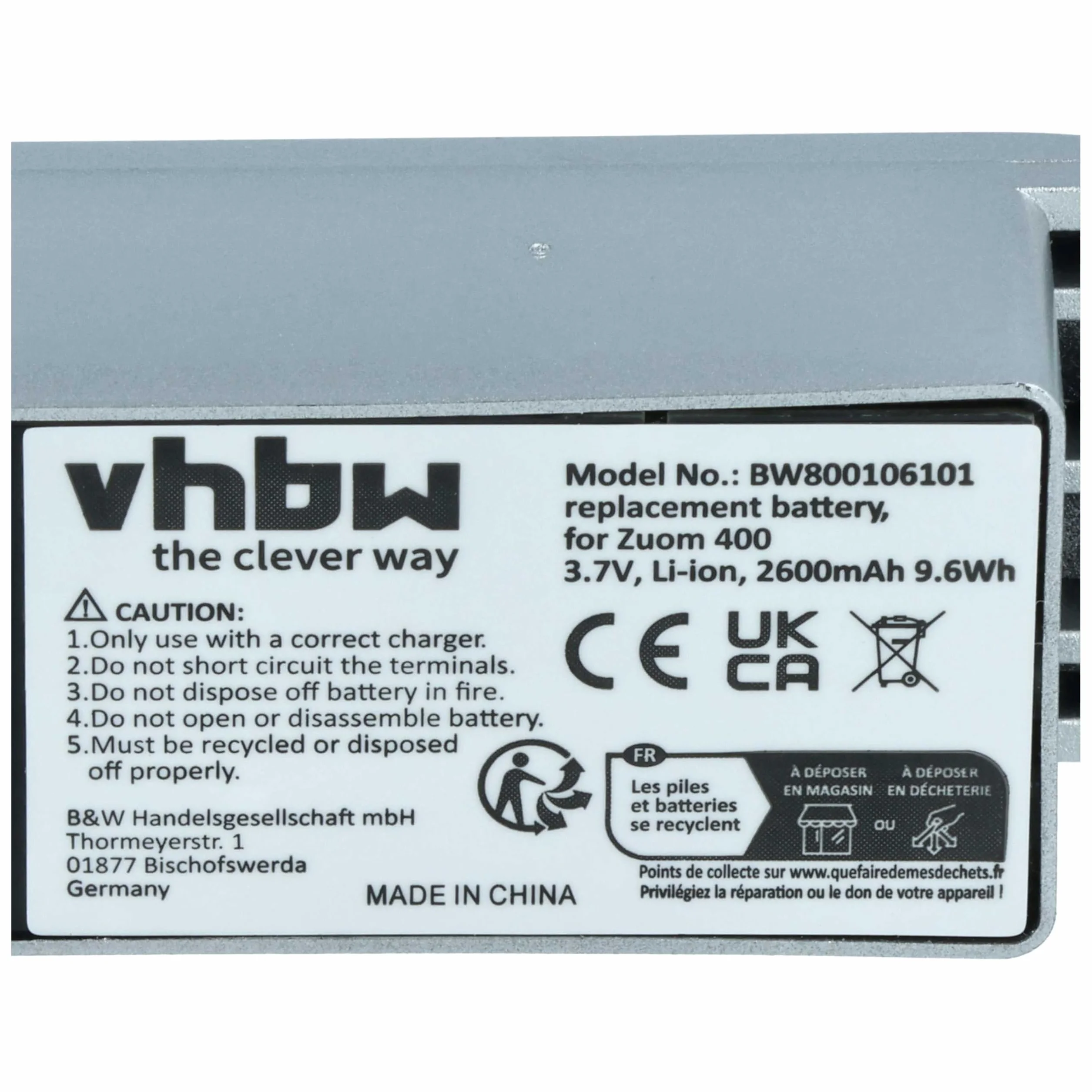 Bateria 2600 mAh 3,7 V do GARMIN Zumo 400 450 500 550