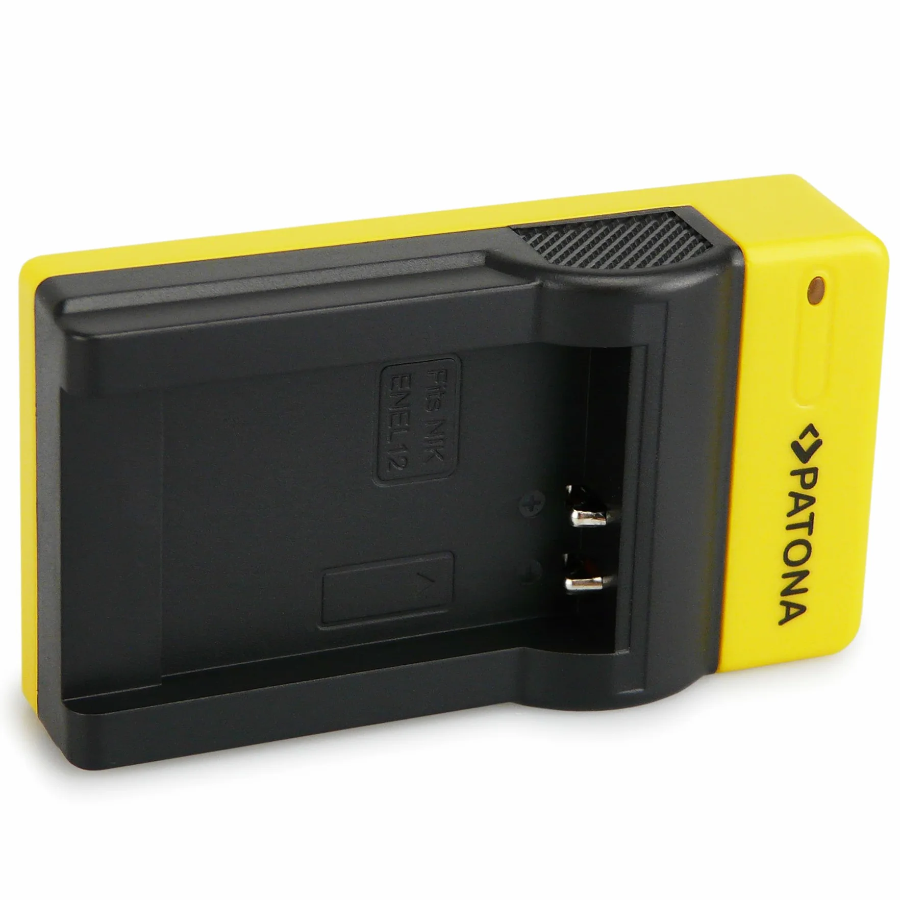 PATONA Slim Ładowarka EN-EL12 do Nikon Coolpix S8000 S8100 S9100 | Kompaktowa ładowarka do akumulatorów EN-EL12, pasuje do Nikon Coolpix S9400 i S9500, szybkie i bezpieczne ładowanie
