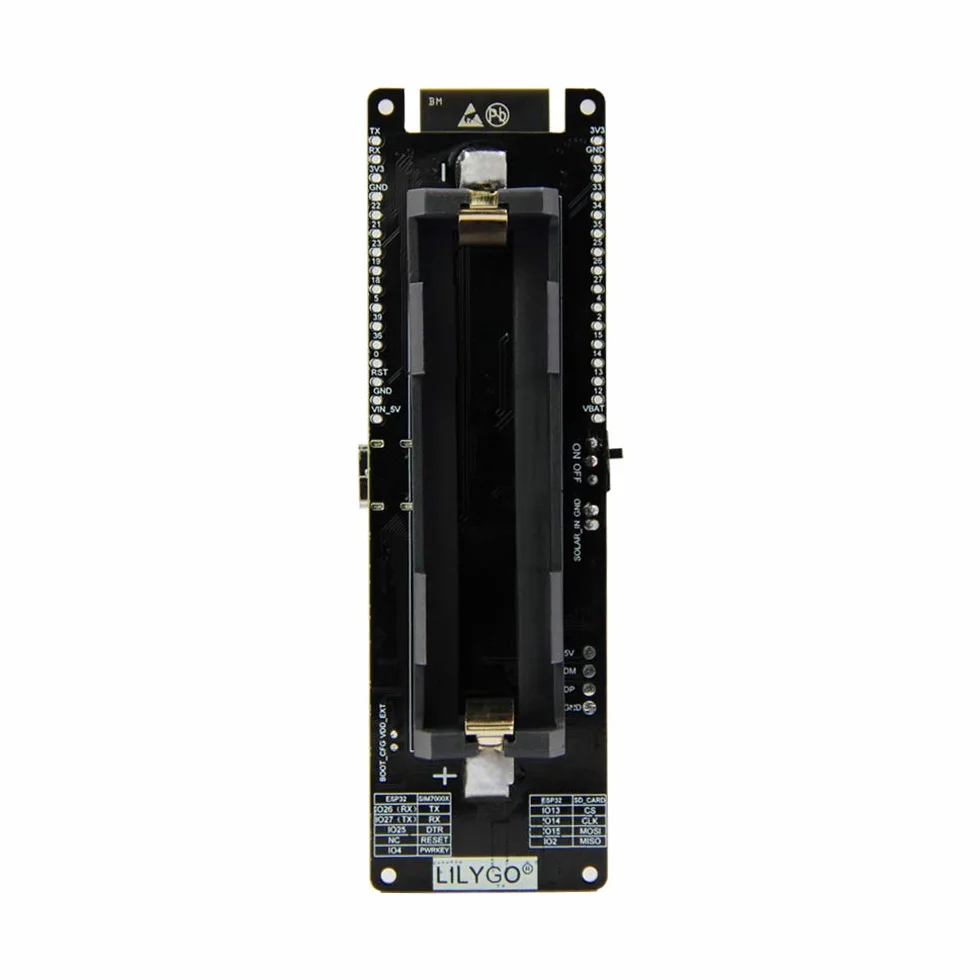 LILYGO Moduł płytki rozwojowej ładowania słonecznego ESP32-WROVER-B chip bezprzewodowy moduł WiFi BLE 18560 uchwyt baterii TTGO T-SIM7000G SIM CH9102F 16MB