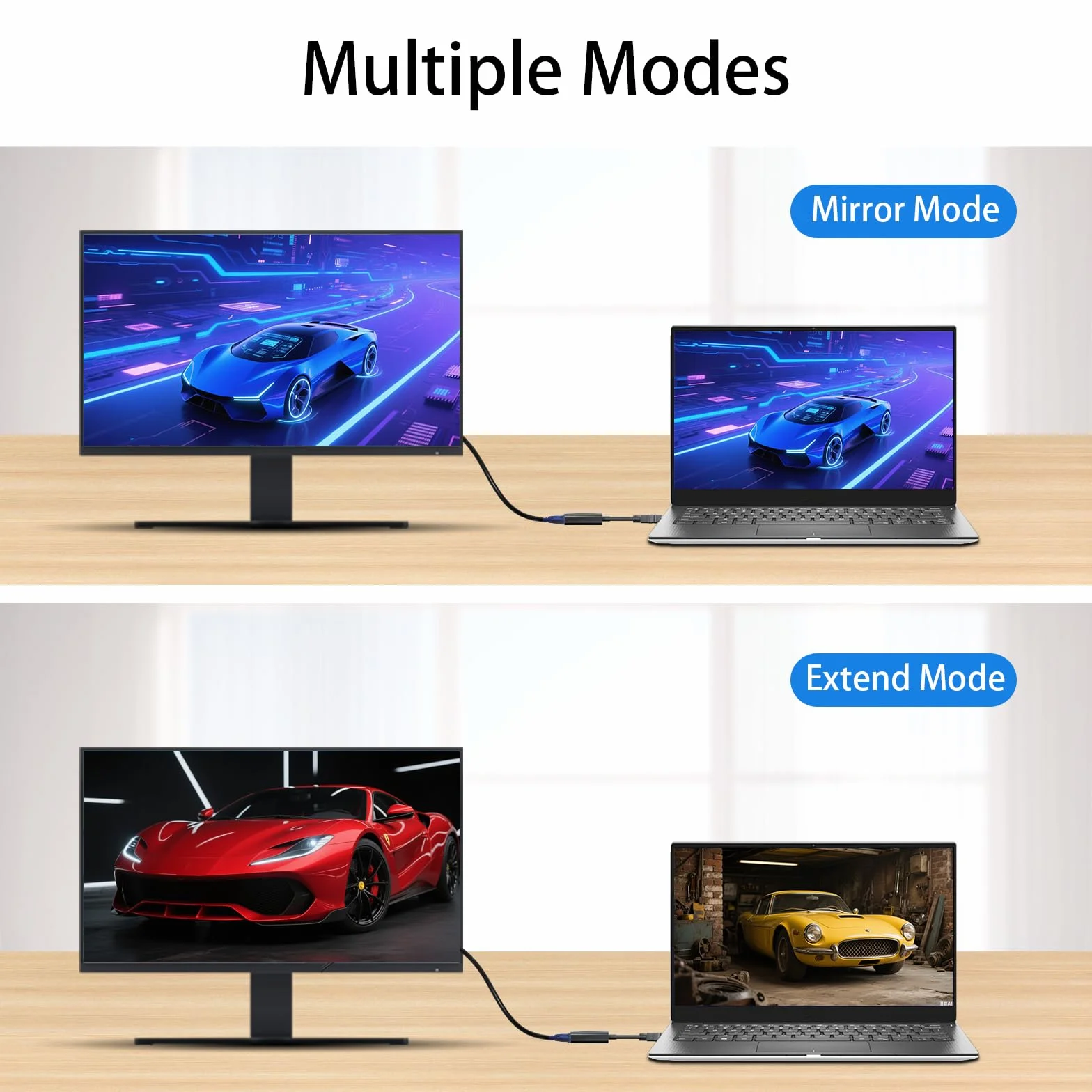 Adapter HDMI na VGA, pozłacany konwerter żeński do laptopa, komputera stacjonarnego, monitora, projektora, HDTV, Xbox, PS4, rozdzielczość 1080P HD