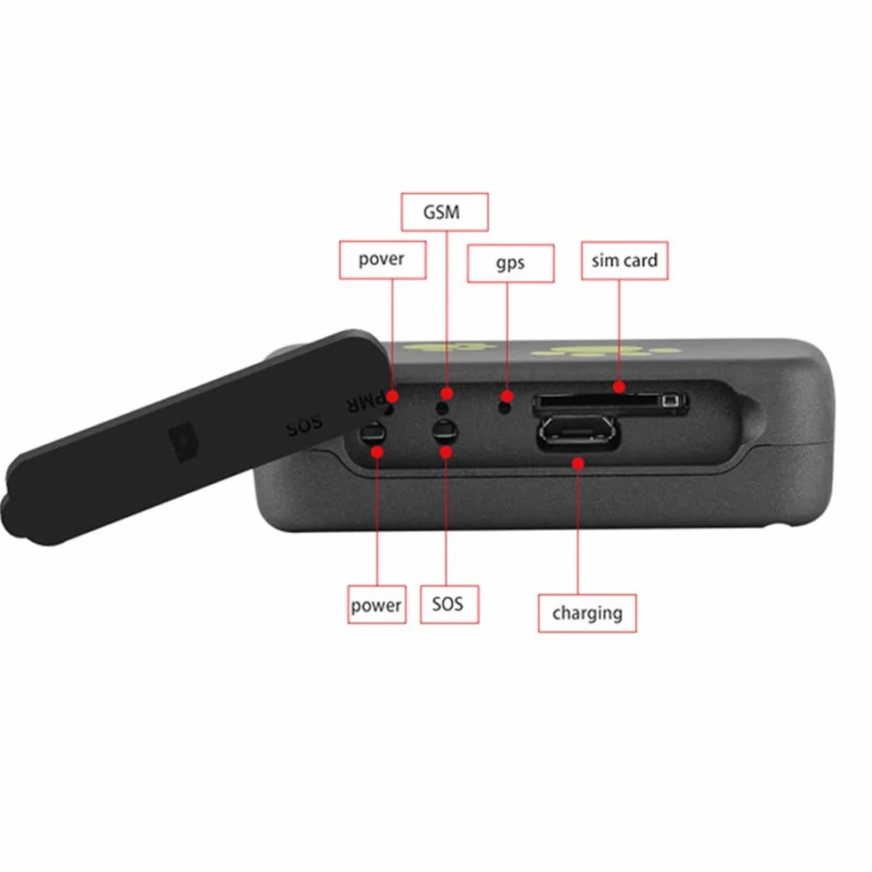 Mini lokalizator GPS 3G dla psa, kota, zwierzęcia domowego, TK203, lokalizator GPS z GPS/GPRS/GSM, śledzenie w czasie rzeczywistym, alarm ruchu, przenośny, wodoodporny, pyłoszczelny