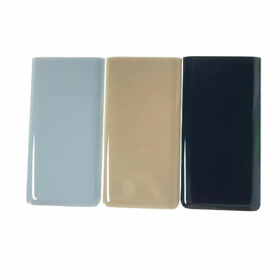 SHOWGOOD pokrowiec na tylną baterię do Samsung Galaxy A80, szklane drzwi, tylna obudowa, zamiennik do Samsung Galaxy A80 A805 SM-A8050 tylna obudowa baterii (czarna)