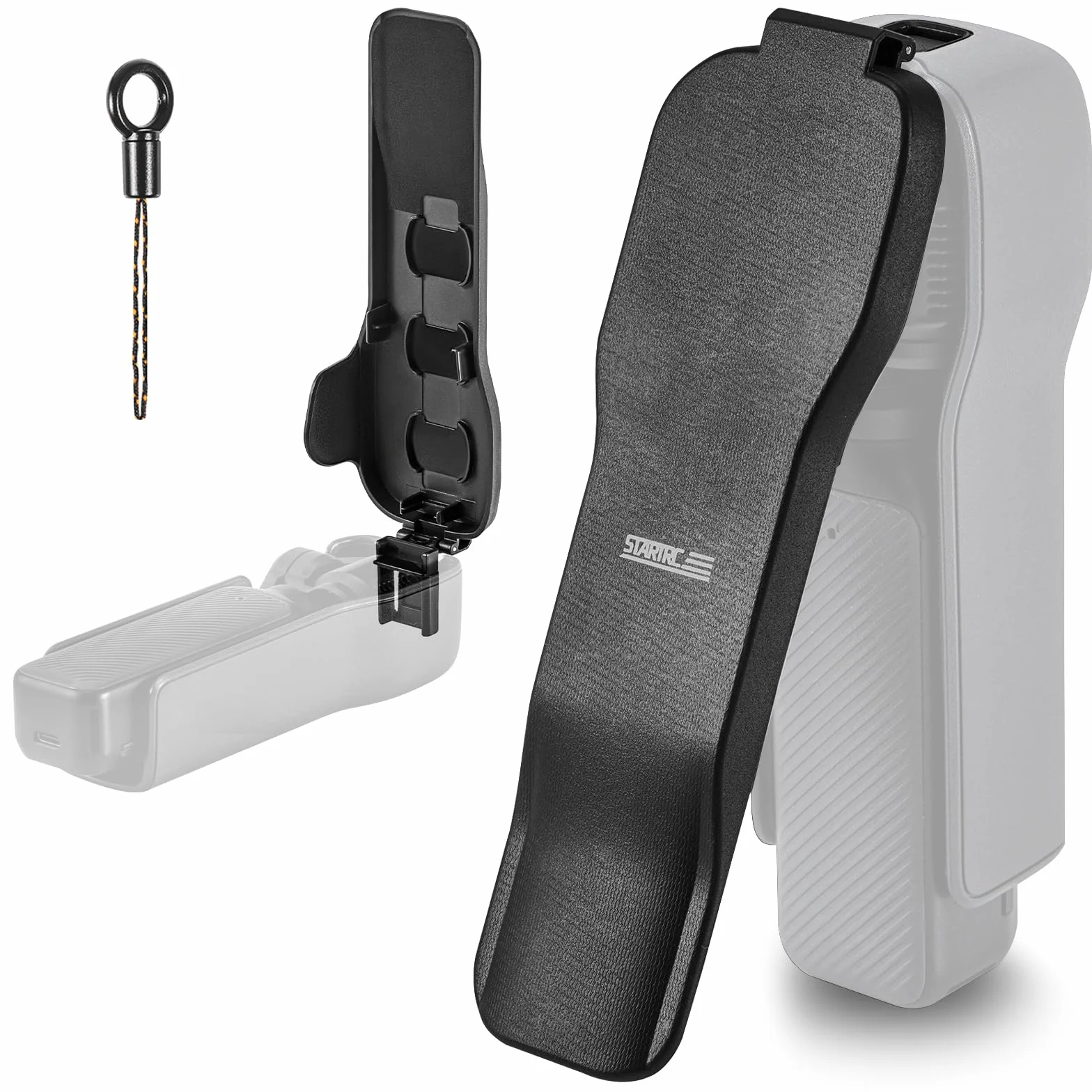 Pokrowiec ochronny do DJI Osmo Pocket 3, 3 szczeliny do przechowywania filtrów CPL/ND, ochronny pokrowiec twardy futerał ochronny czapka ochronna do DJI Osmo Pocket 3
