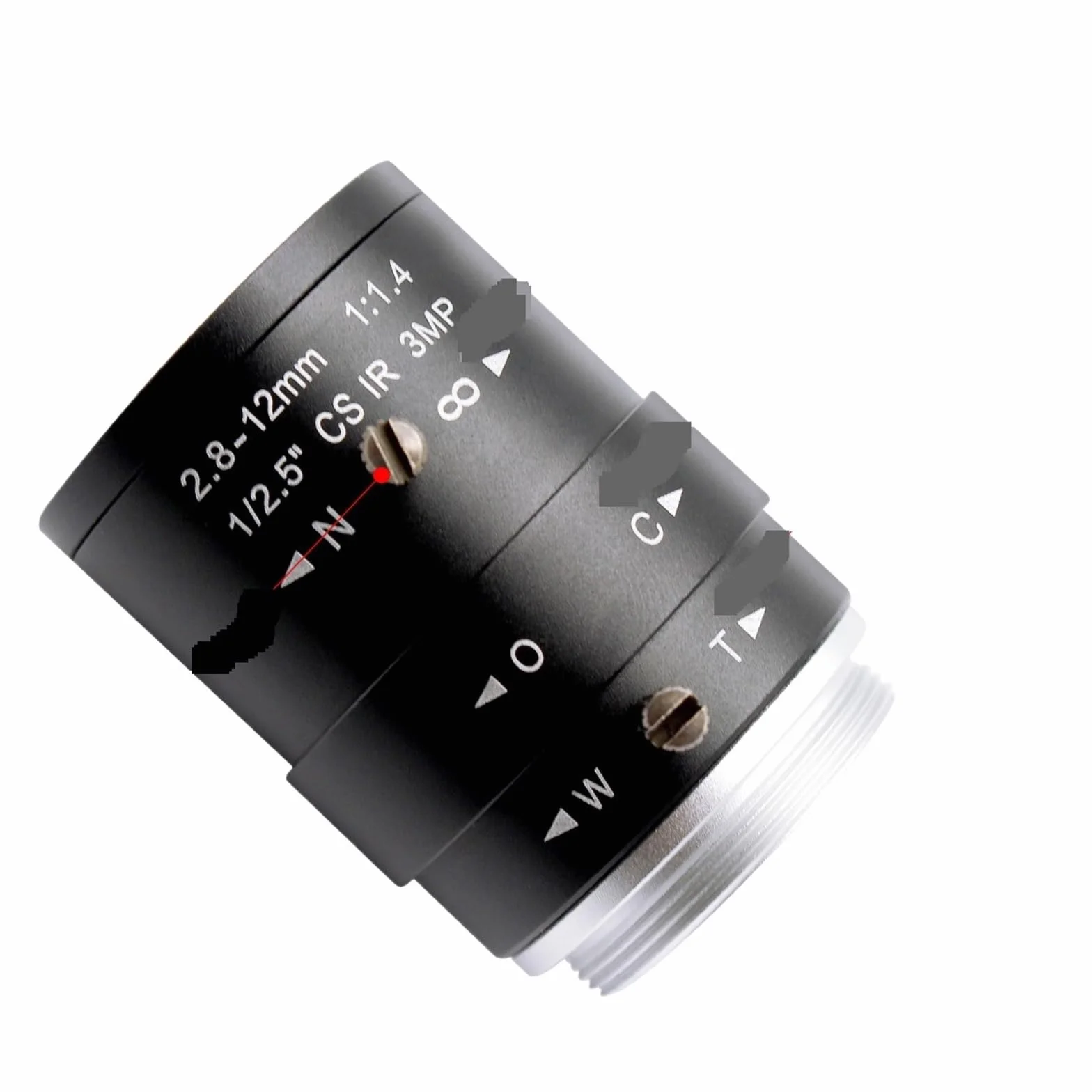Megapikselowy obiektyw stałoogniskowy Iris HD kamera telewizji przemysłowej 2.8-12mm zmiennoogniskowy obiektyw aparatu bezpieczeństwa HD ręczny Zoom i mocowanie M12 /CS(5-50mm CS)