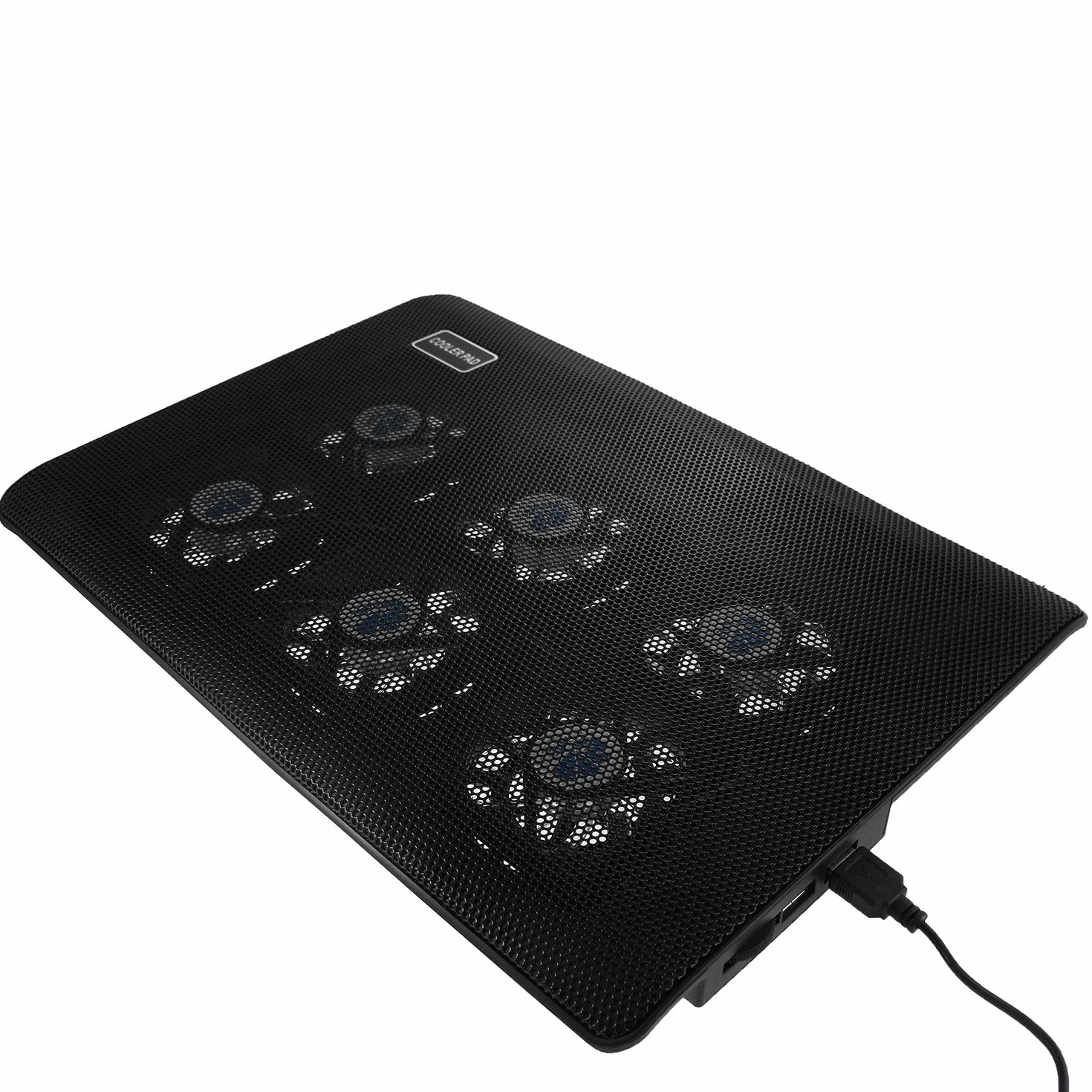AABCOOLING NC70 - Podstawka chłodząca do Laptopa, Podkładka z 6 wentylatorami do Komputera Przenośnego, Chłodzenie Laptopa na USB, Stojak Cooler