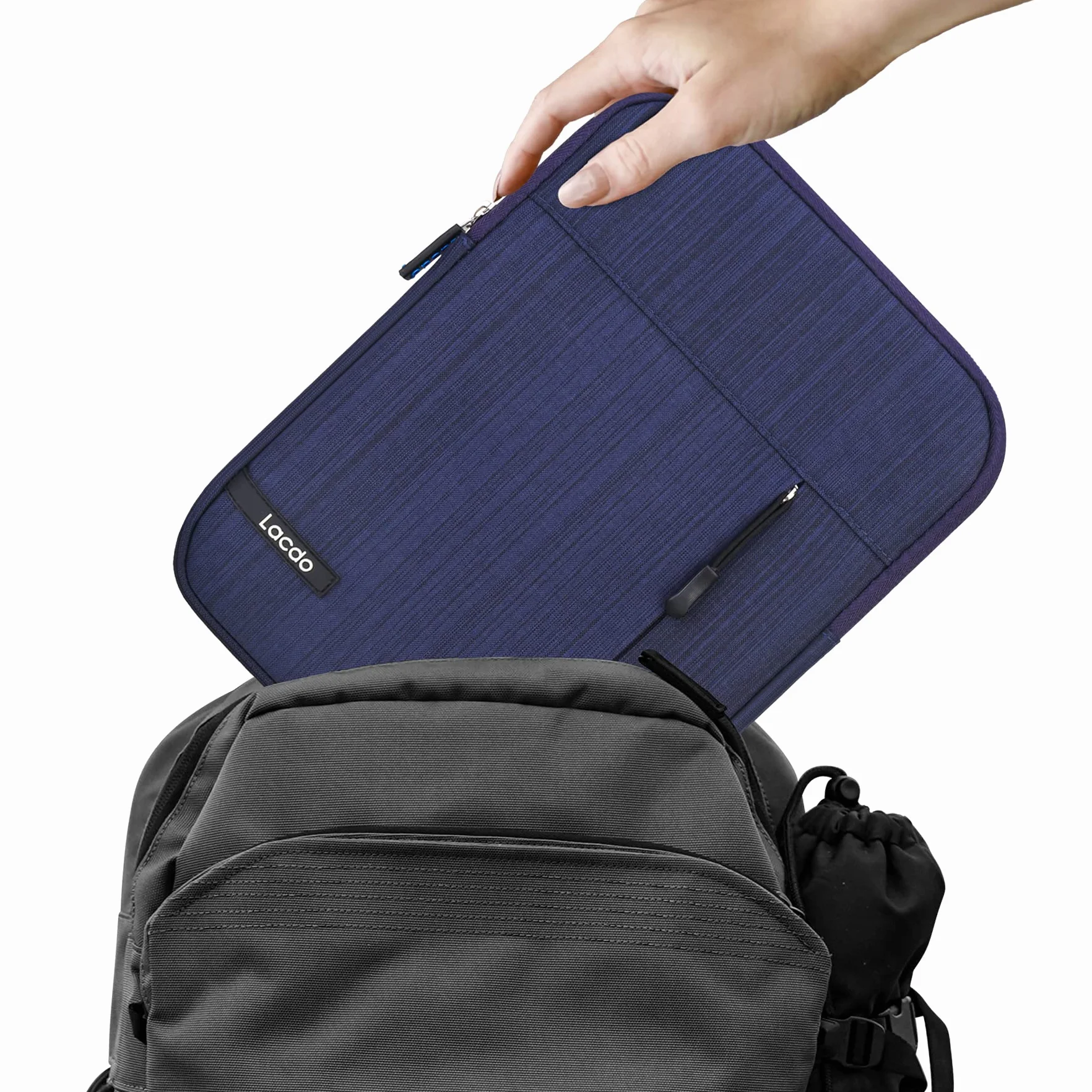 Lacdo Pokrowiec Ochronny na Tablet 11" iPad A16, iPad Air M4 M3 M2 2026-2024, iPad Pro M5 M4, 10.9" 10.2" iPad, 10.9" iPad Air, 10.5" iPad Pro, 11" Galaxy Tab A9+, Niebieski