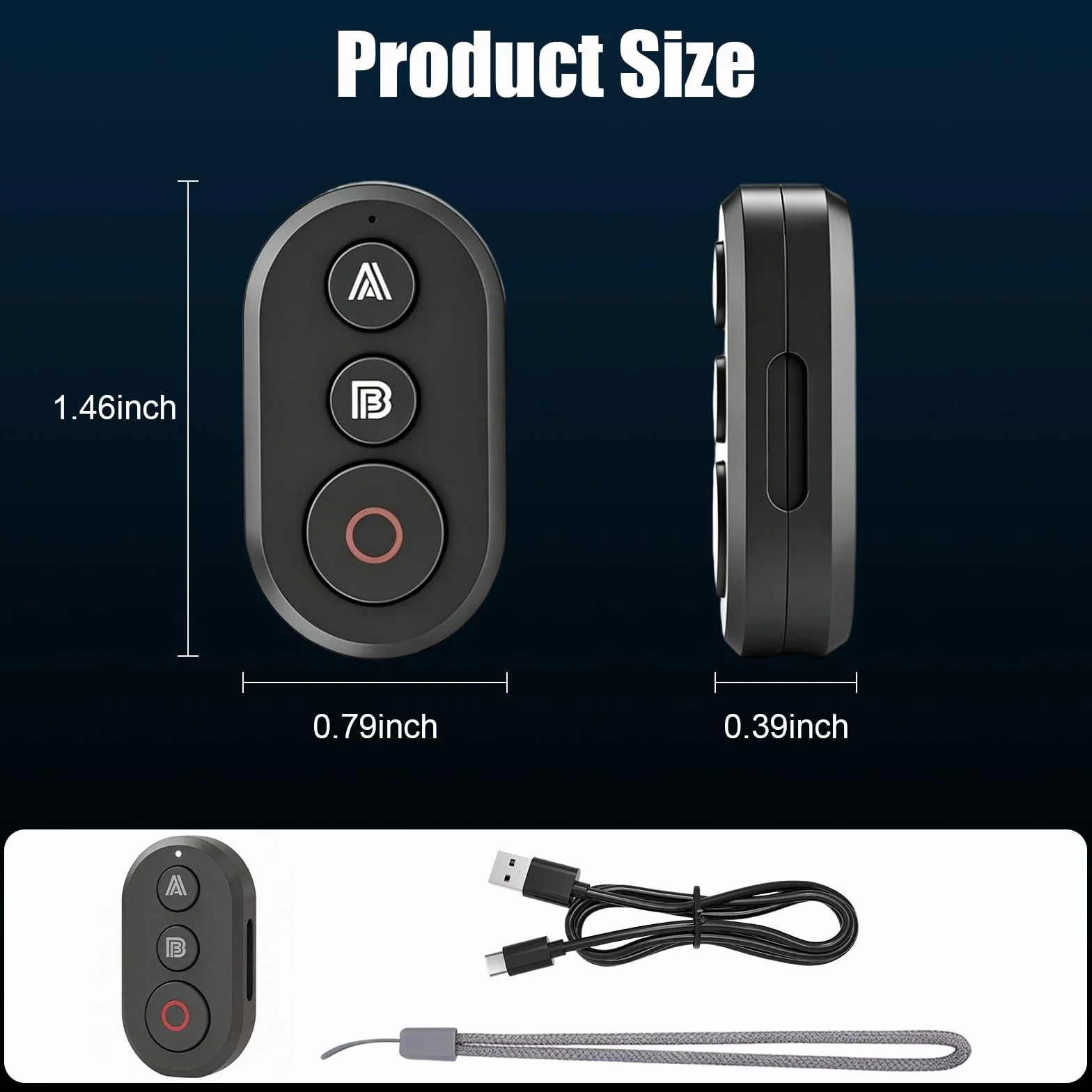 Pilot zdalnego sterowania Bluetooth do DJI OSMO 360/Action 6/5 Pro/4, zasięg 35 m, długi czas pracy, akcesoria DJI, precyzyjne śledzenie ruchu