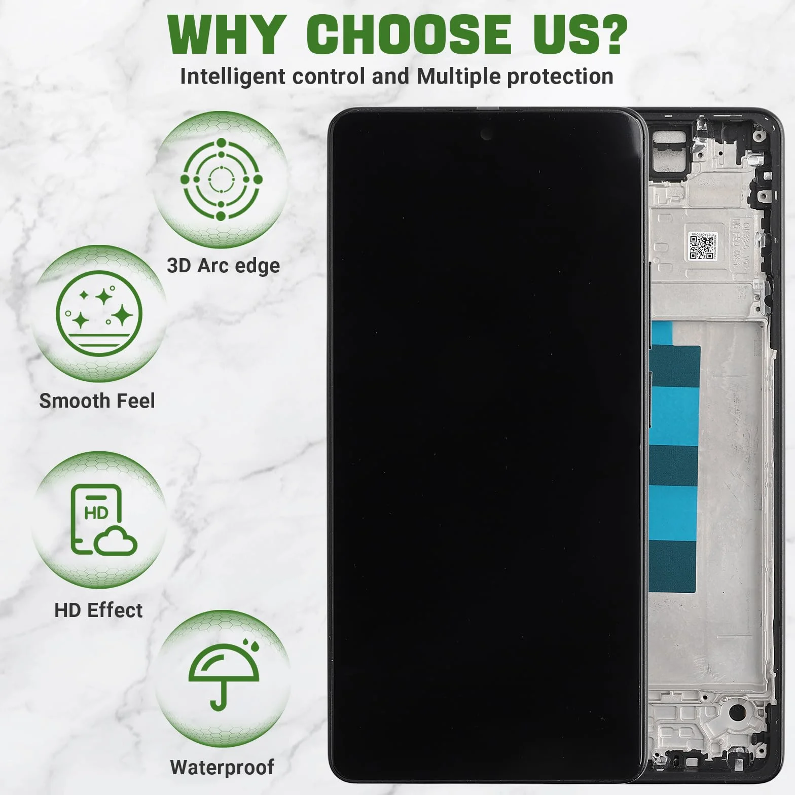 [z ramką] nowy cyfrowy cyfrowy wyświetlacz TFT LCD Touch Screen Digitizer montaż do Redmi Note 13 Pro 4G LCD wyświetlacz dotykowy digitizer z ulepszonym zestawem narzędzi naprawczych bez funkcji