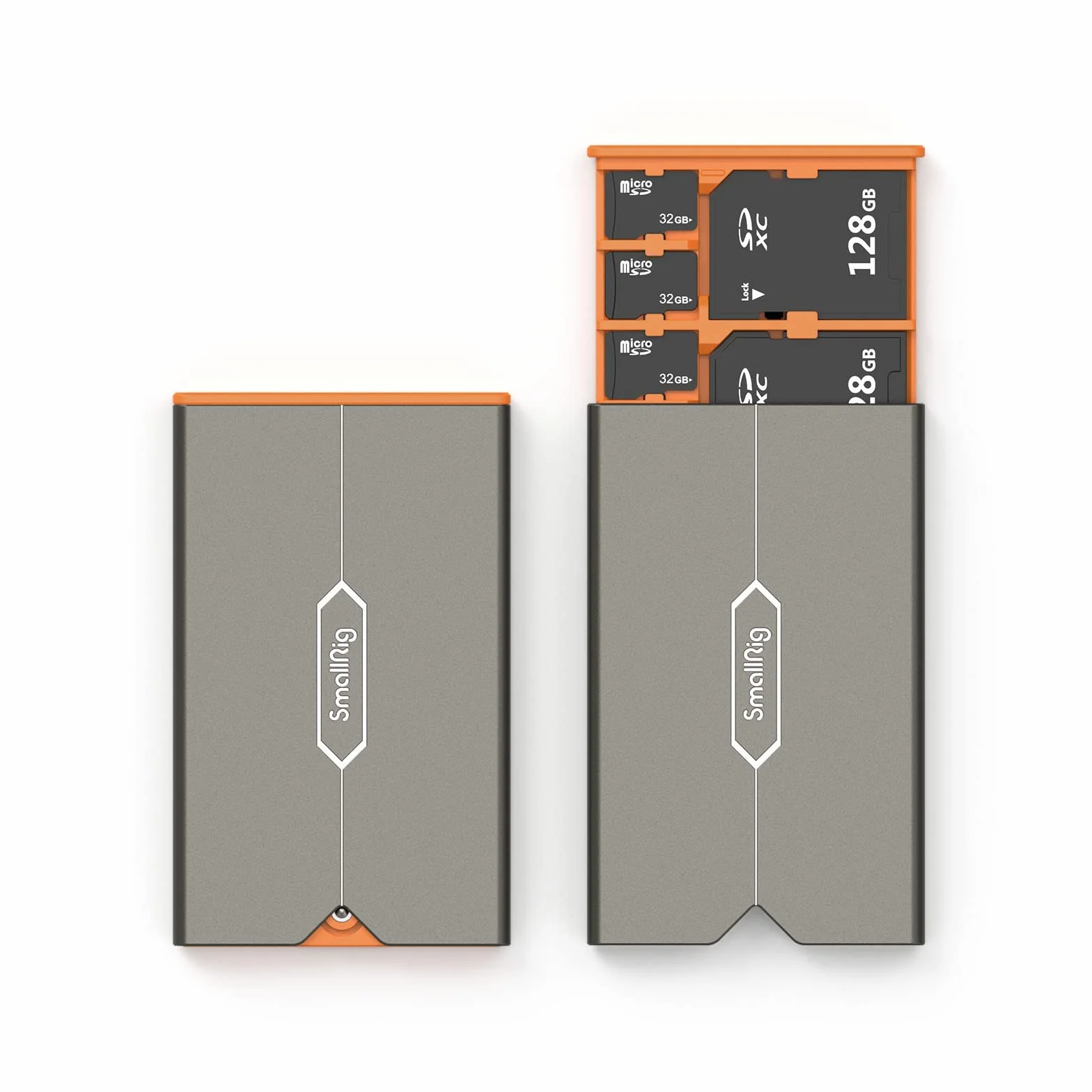 SMALLRIG Uchwyt na kartę SD Etui do przechowywania kart pamięci 8 gniazd na 2 karty SD + 2 karty CFexpress typu A + 4 karty TF - 4107