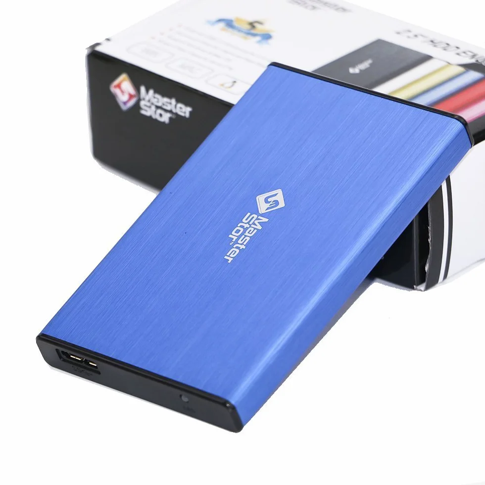 MasterStor Zewnętrzny dysk twardy 320 GB USB 3.0 Super-Fast 2,5-calowy dysk twardy SATA laptop przenośny dysk twardy niebieski