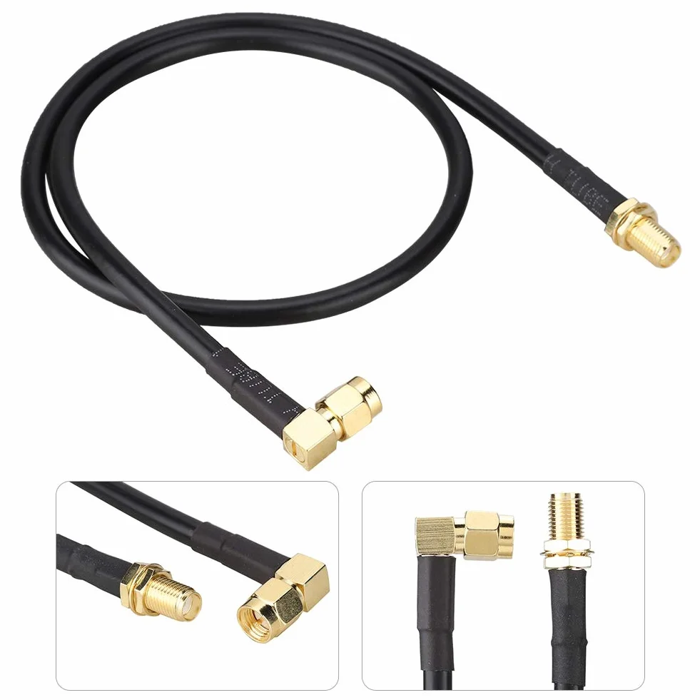 Kabel do Przenoszenia Radia, Koncentryczny Uv9R, Przedłużenie Anteny Uv5R, Sma żeński na Sma Męski Kabel Przedłużający antenę do Uv-5R Uv-82 Uv-9R Plus Walkie